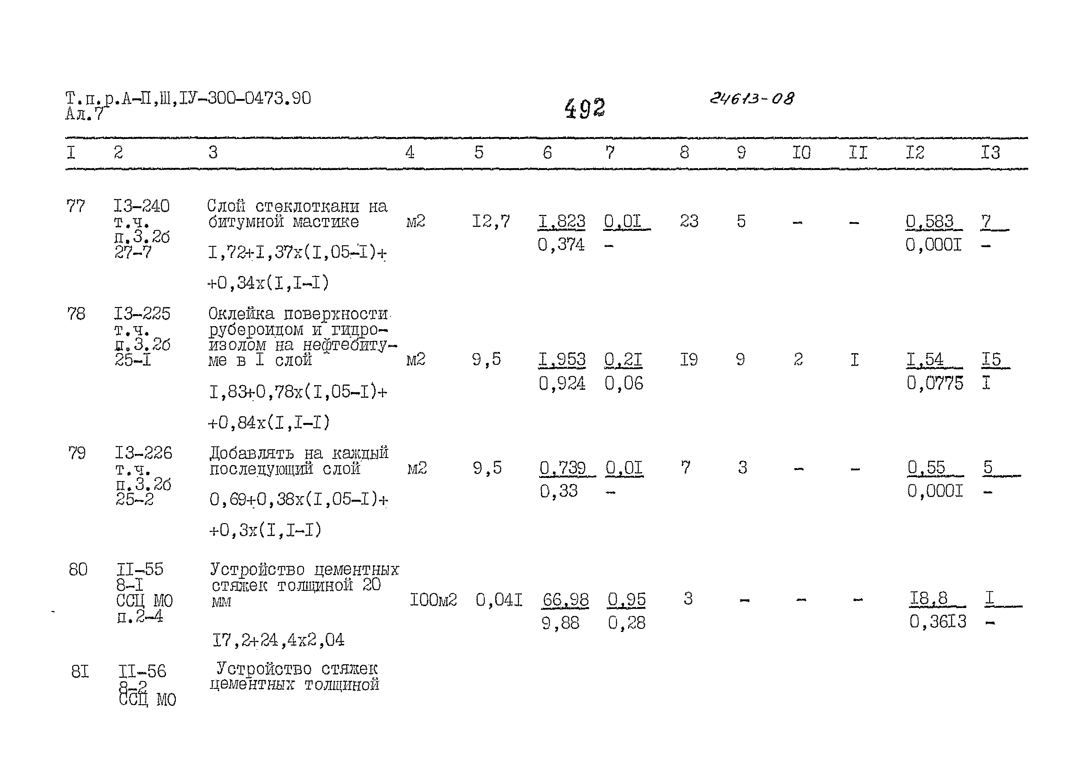 Типовые проектные решения А-II,III,IV-300-0473.90