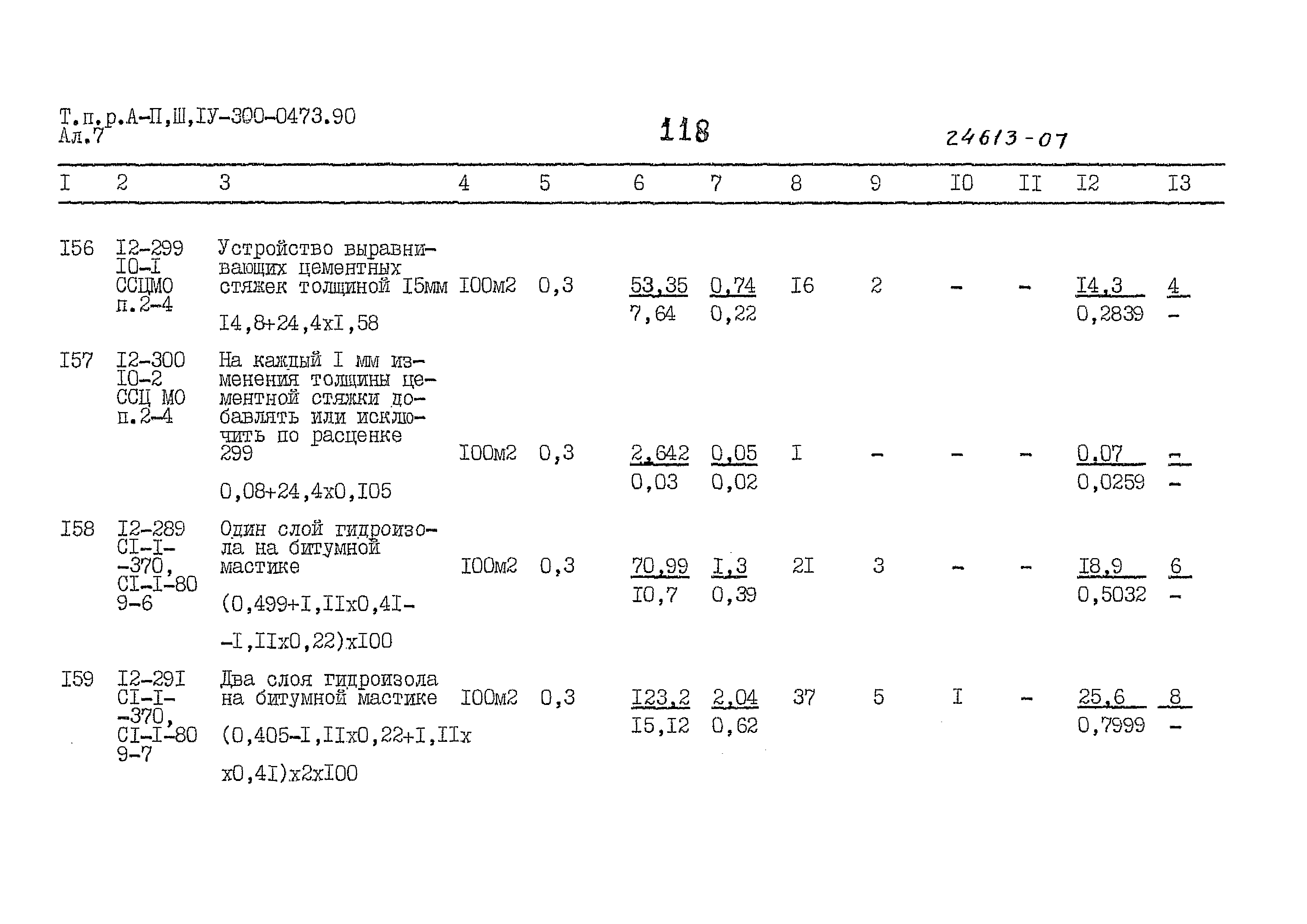 Типовые проектные решения А-II,III,IV-300-0473.90