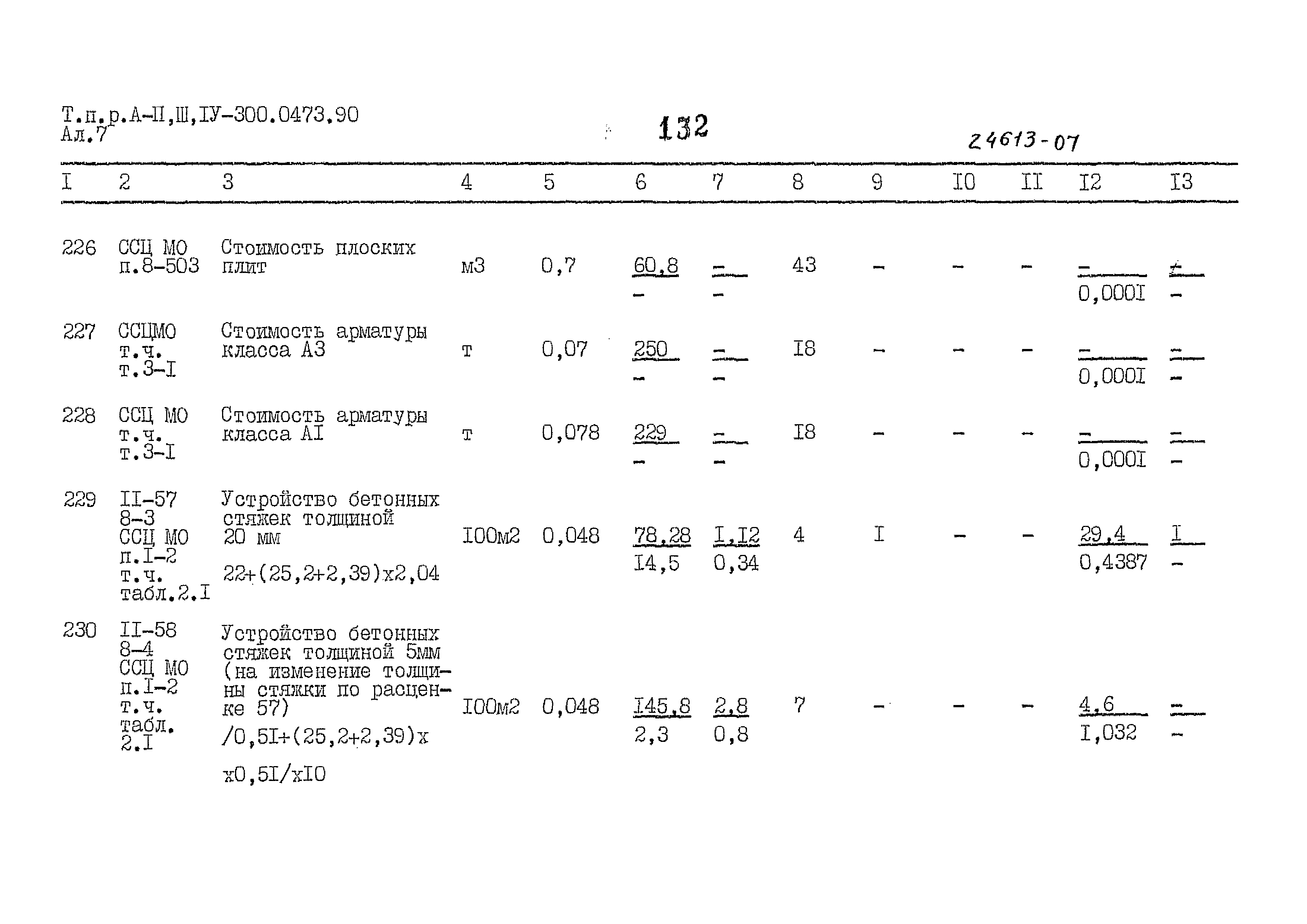 Типовые проектные решения А-II,III,IV-300-0473.90