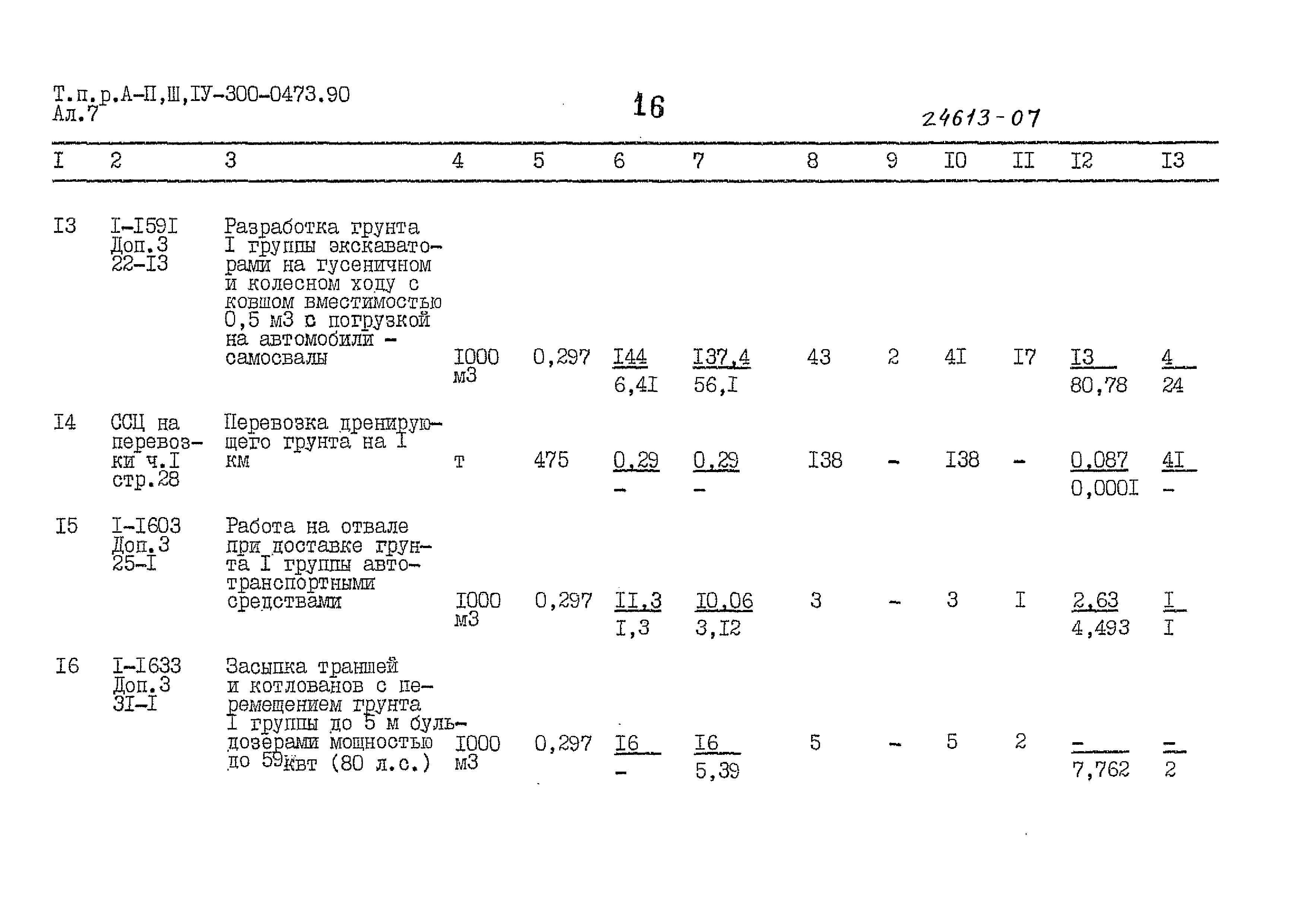 Типовые проектные решения А-II,III,IV-300-0473.90