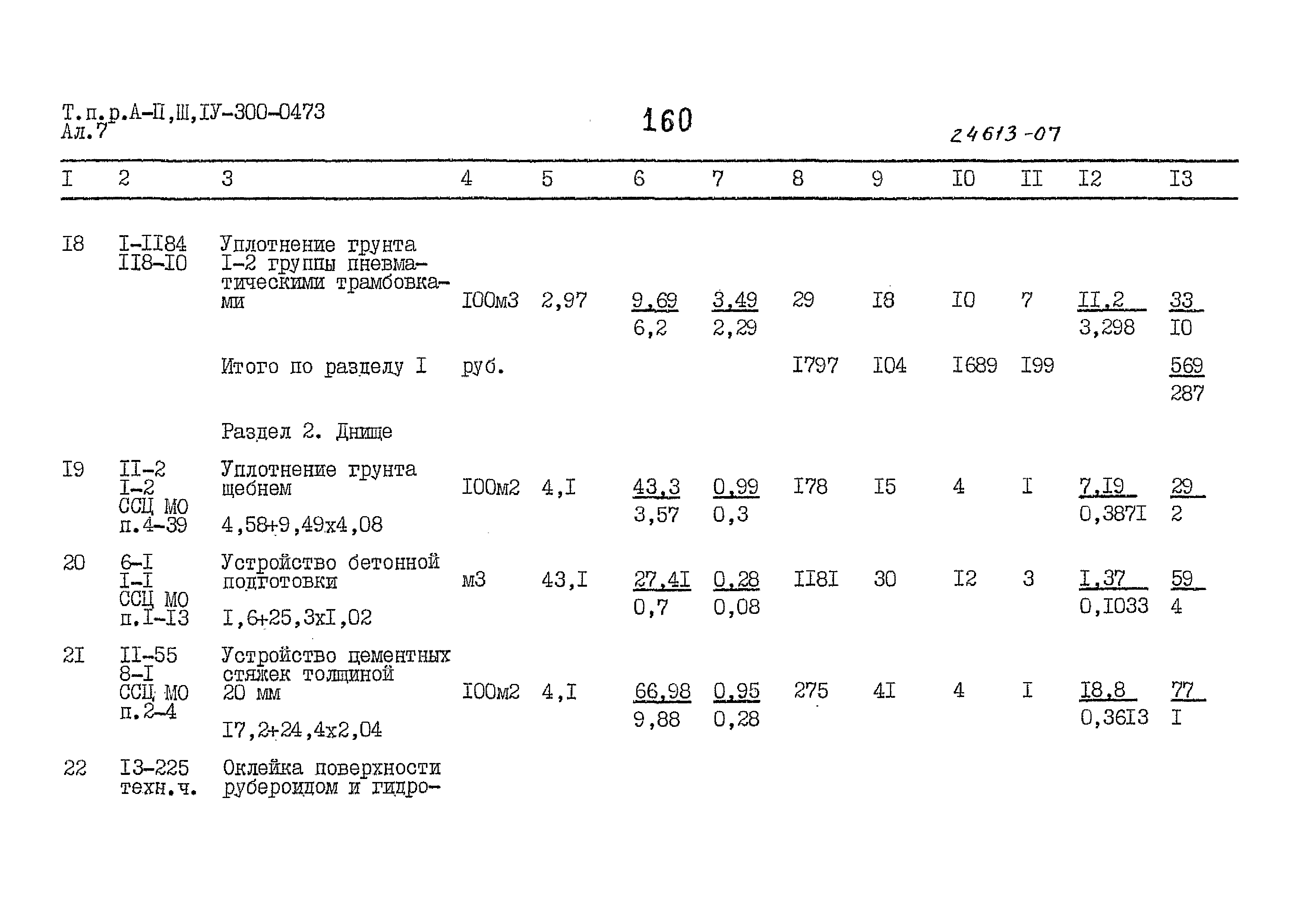 Типовые проектные решения А-II,III,IV-300-0473.90