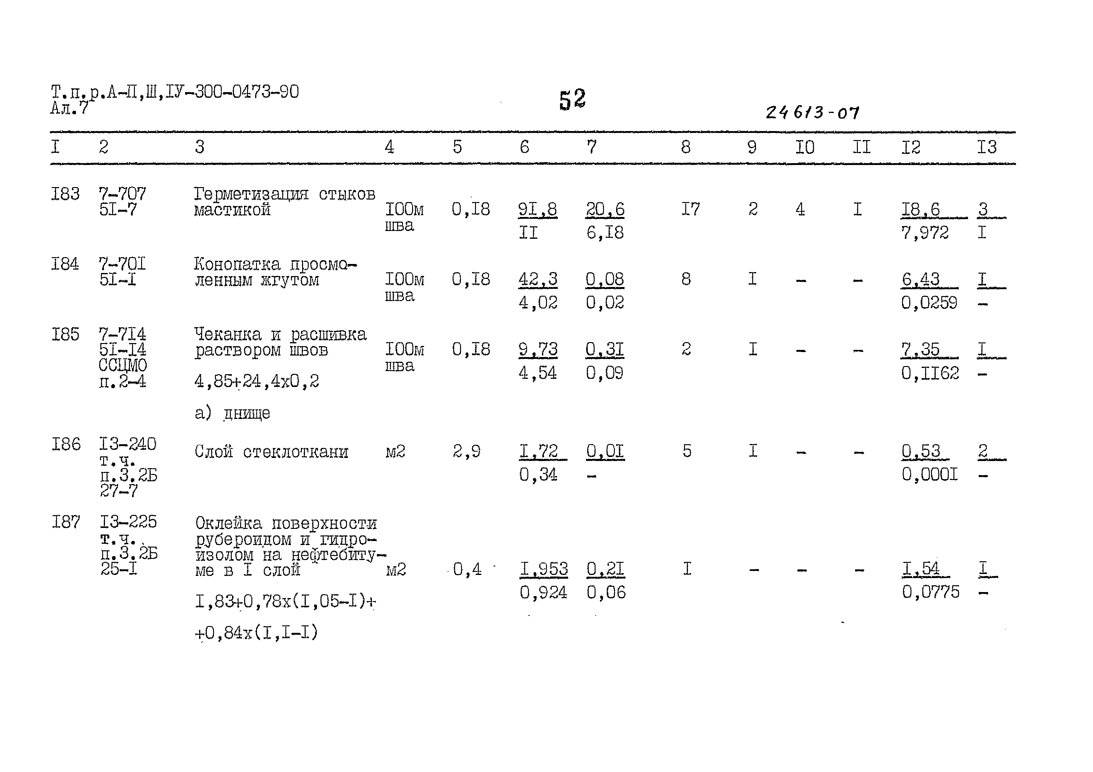 Типовые проектные решения А-II,III,IV-300-0473.90