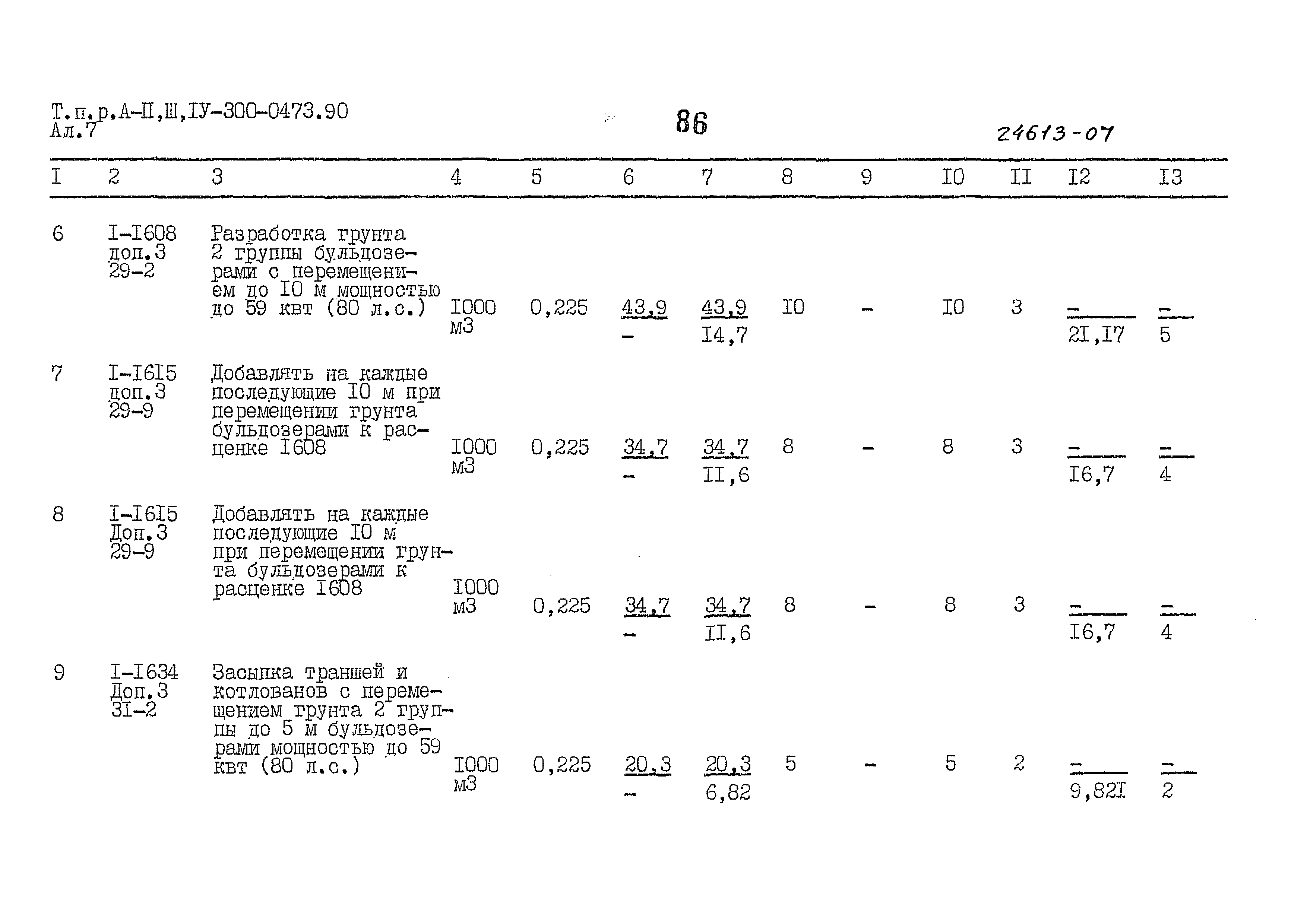 Типовые проектные решения А-II,III,IV-300-0473.90