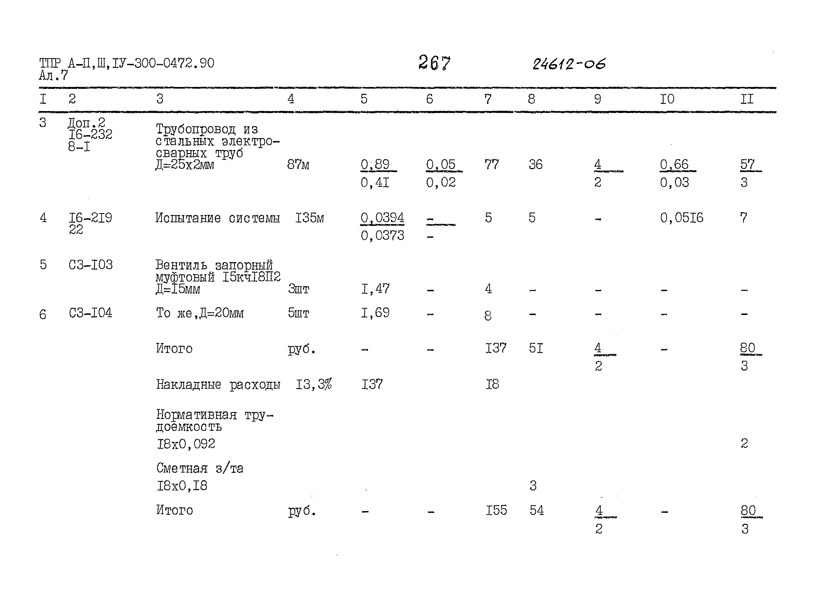 Типовые проектные решения А-II,III,IV-300-0472.90