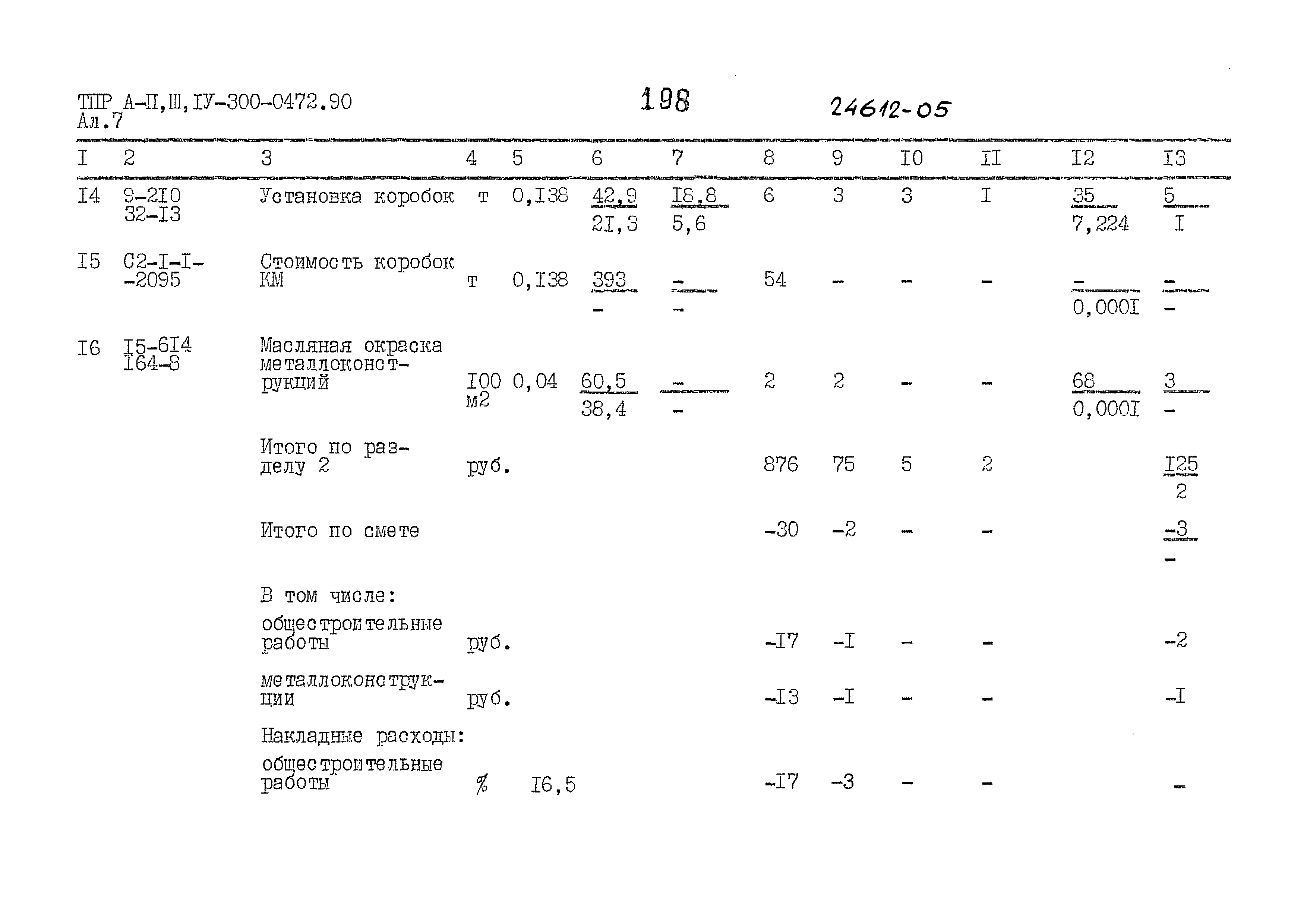 Типовые проектные решения А-II,III,IV-300-0472.90