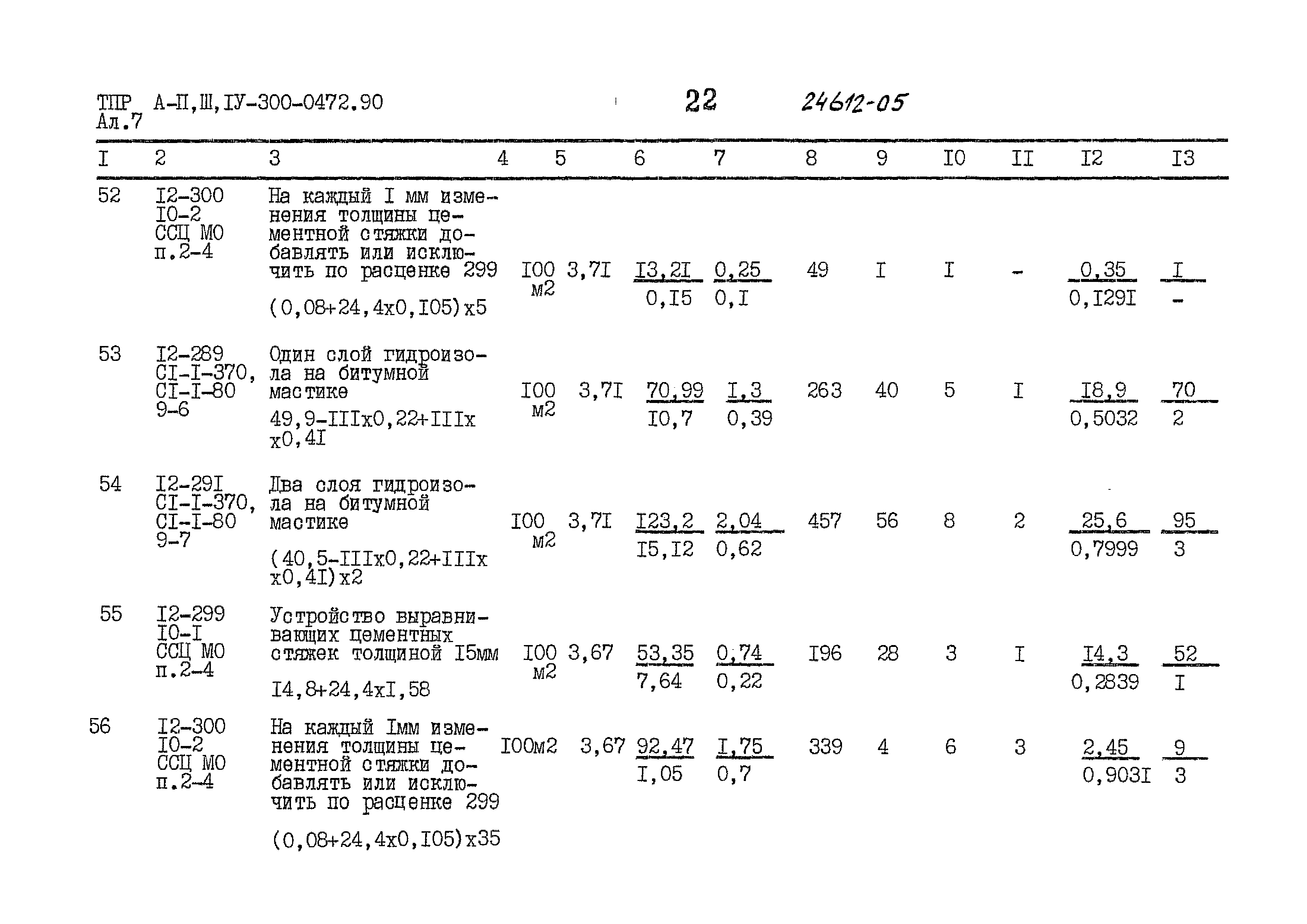 Типовые проектные решения А-II,III,IV-300-0472.90