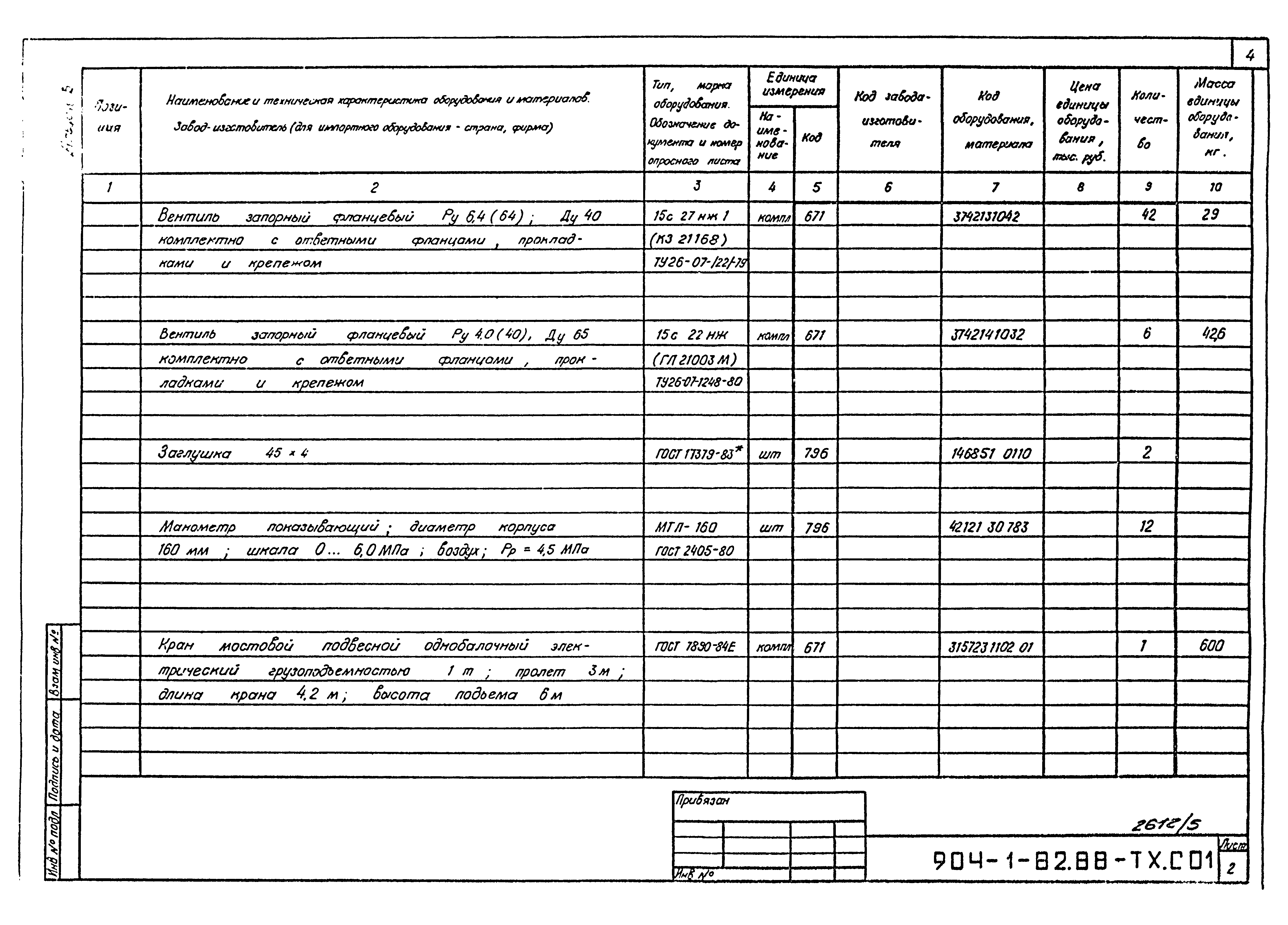 Типовой проект 904-1-82.88