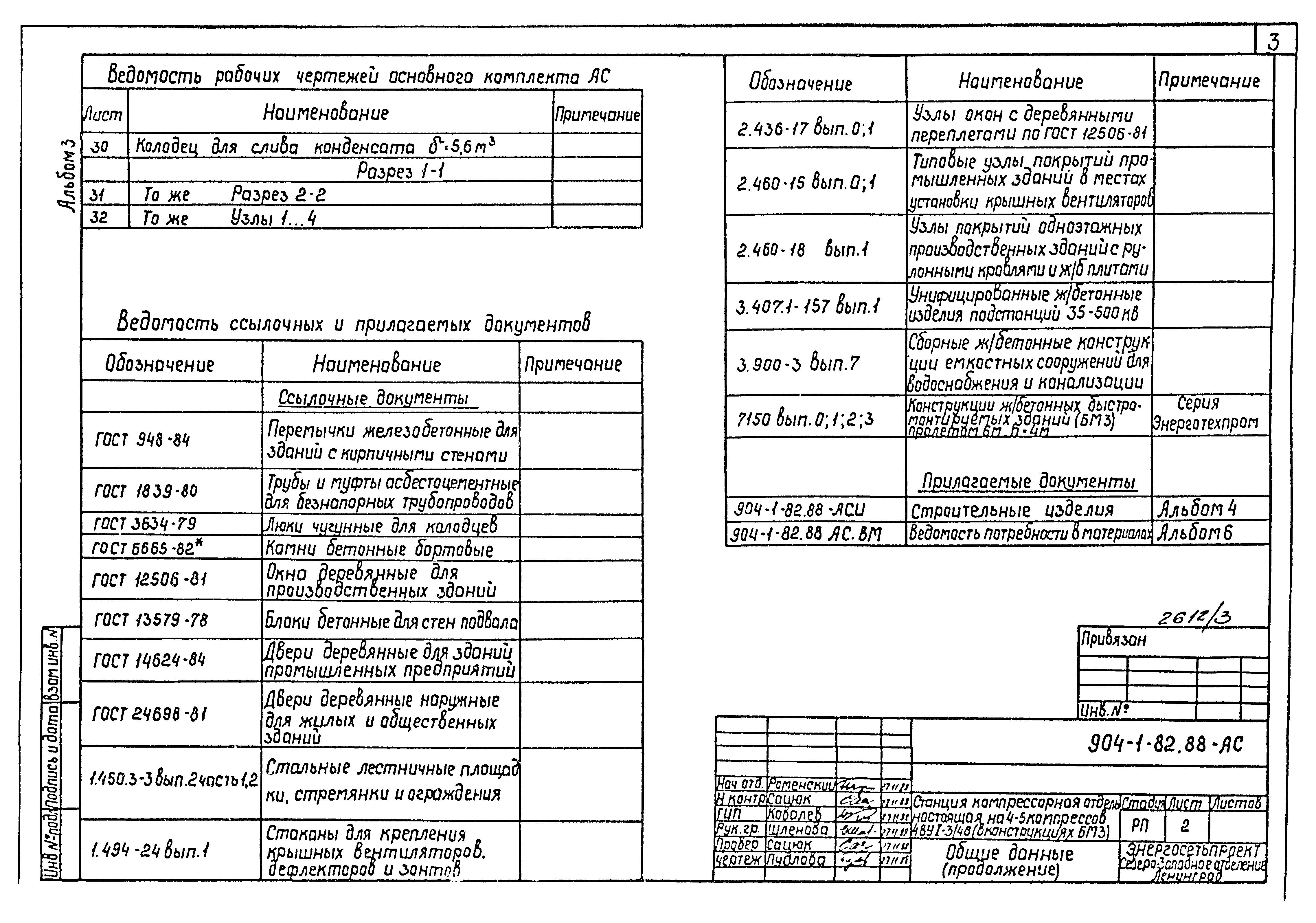 Типовой проект 904-1-82.88