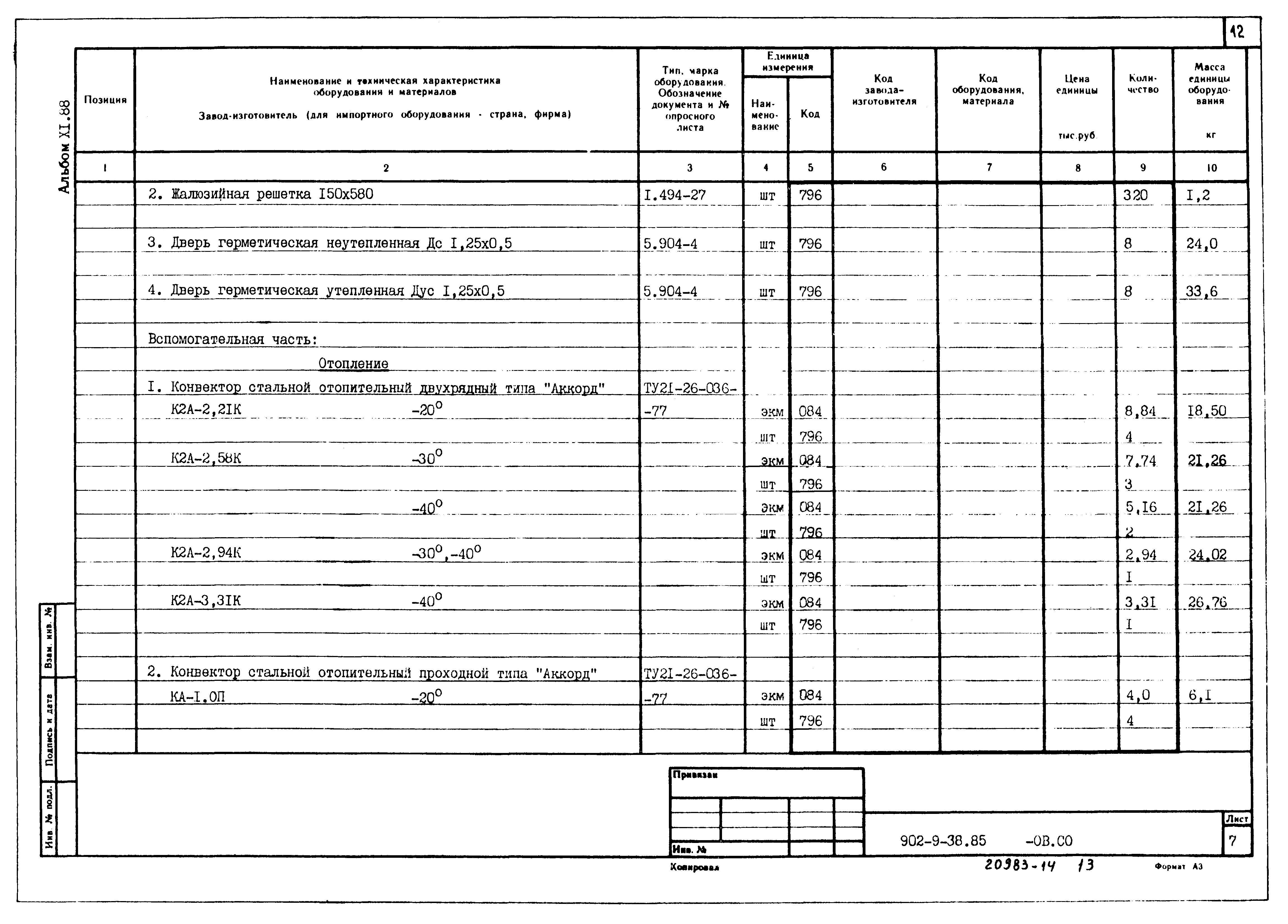 Типовой проект 902-9-38.85