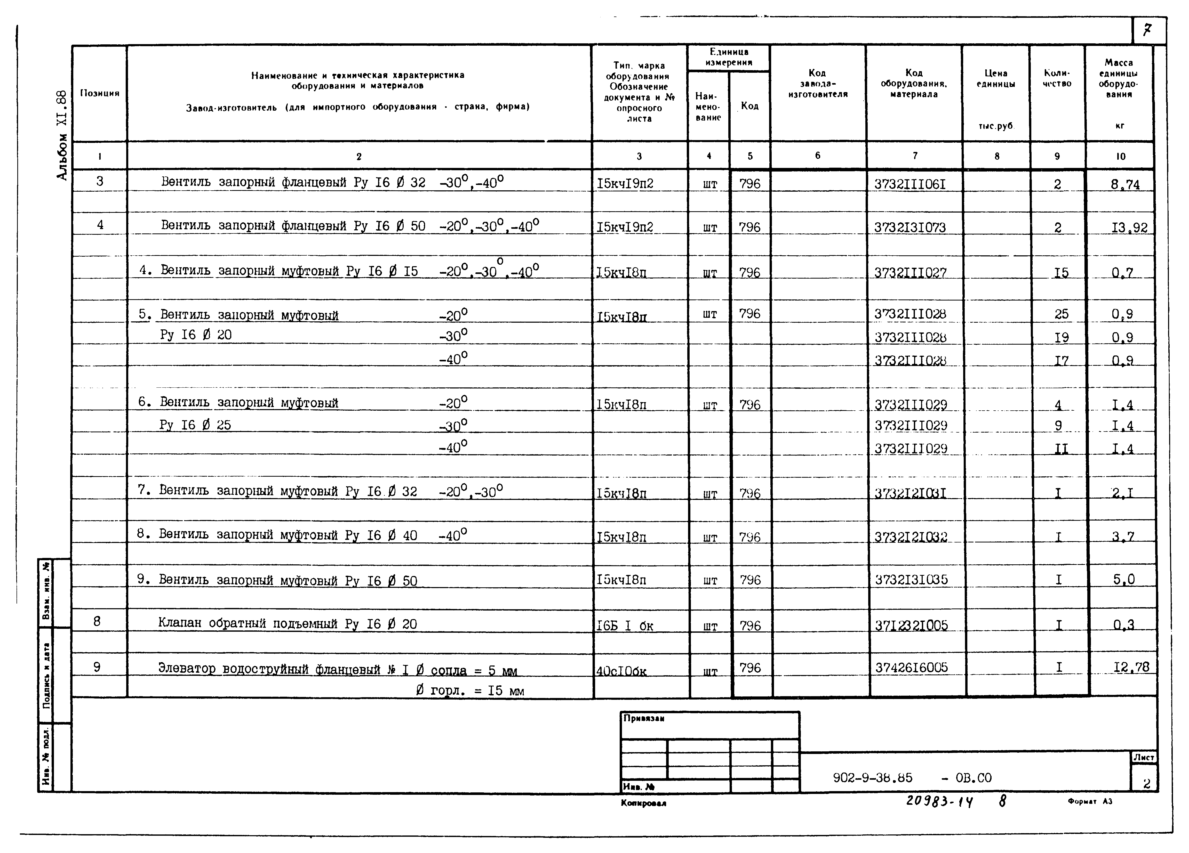 Типовой проект 902-9-38.85