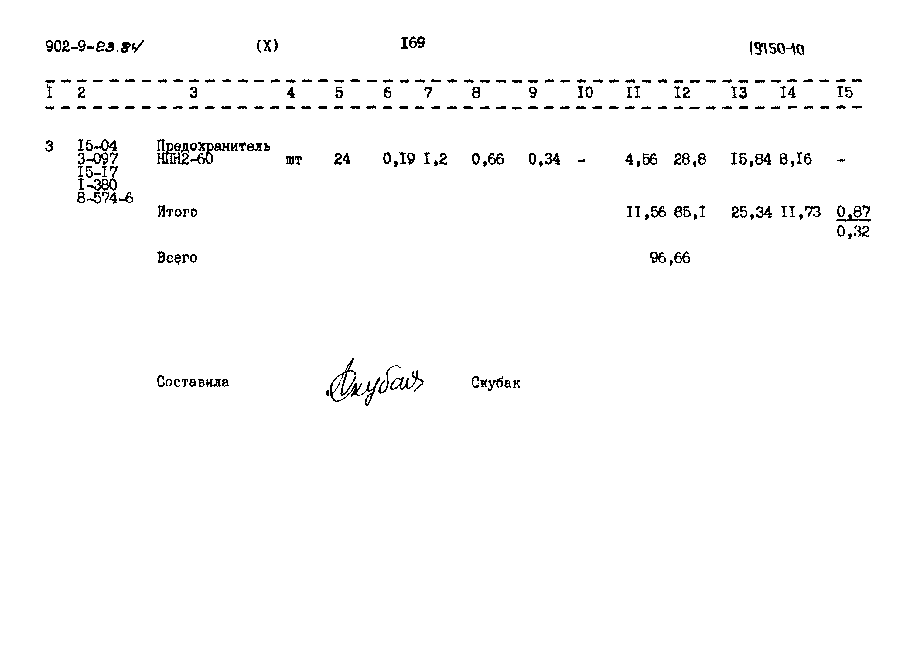 Типовой проект 902-9-23.84