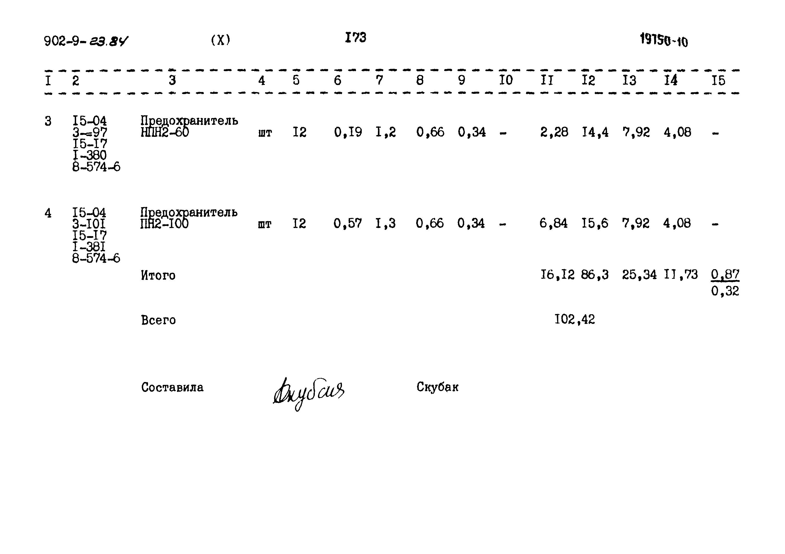 Типовой проект 902-9-23.84