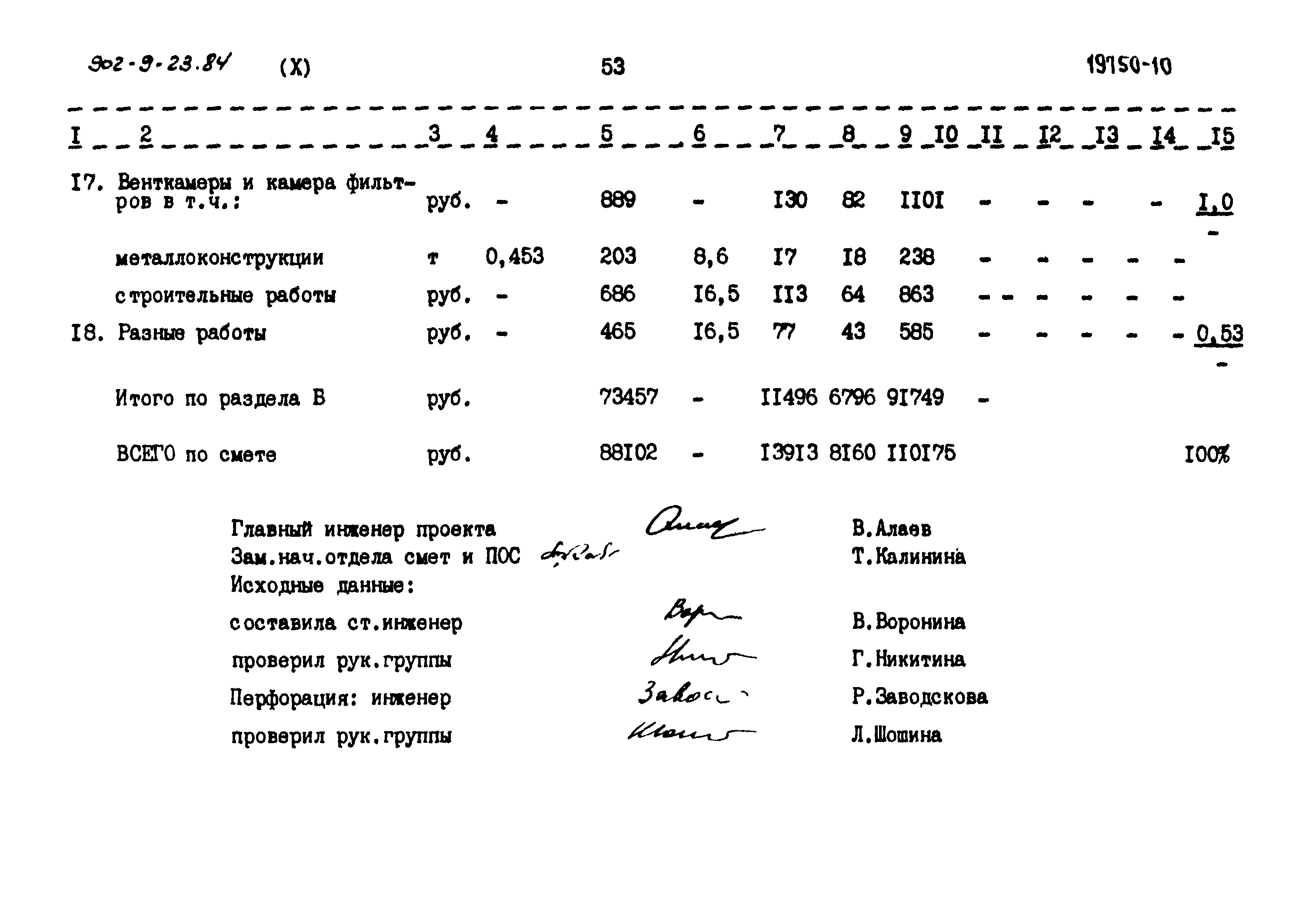 Типовой проект 902-9-23.84
