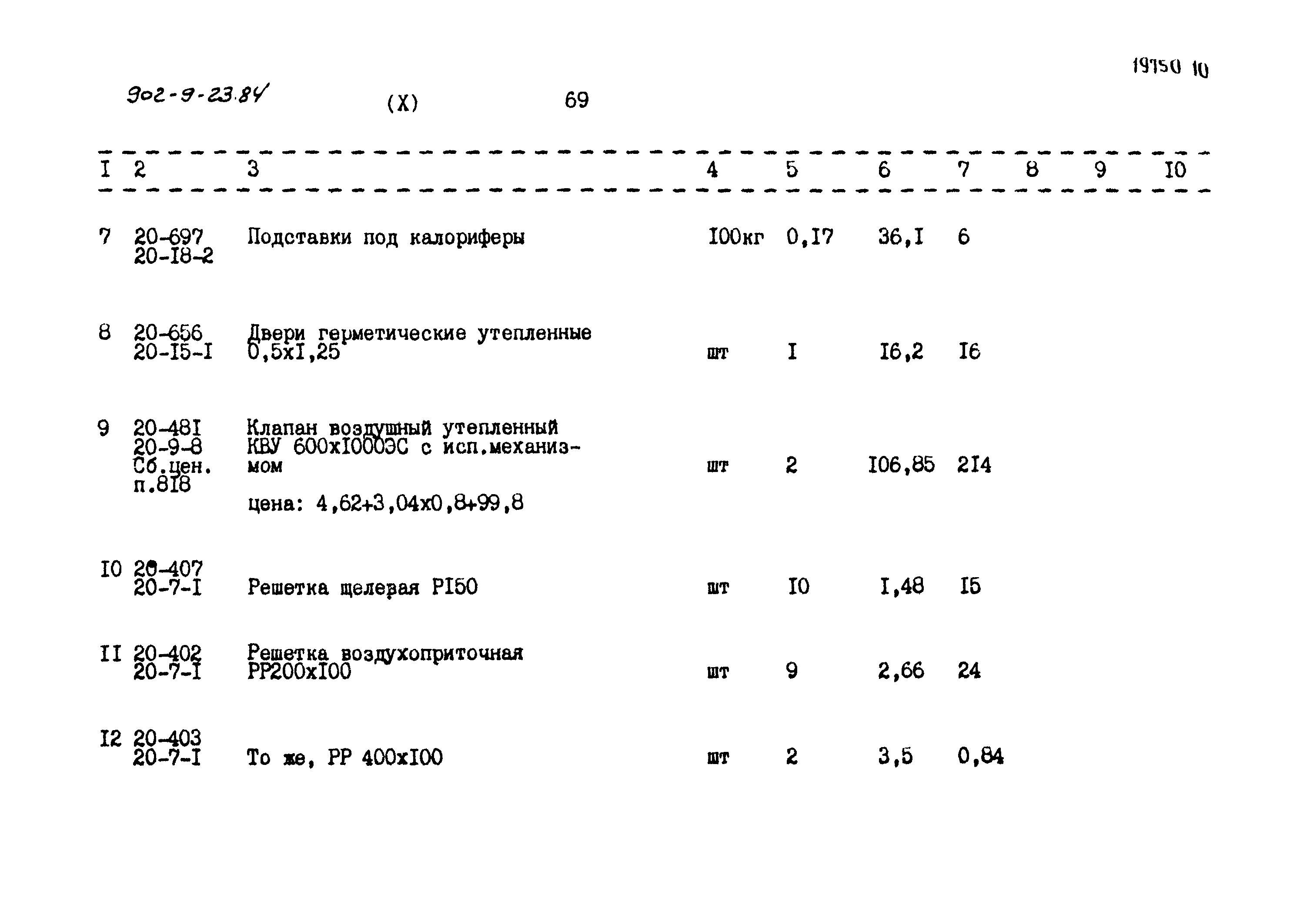 Типовой проект 902-9-23.84