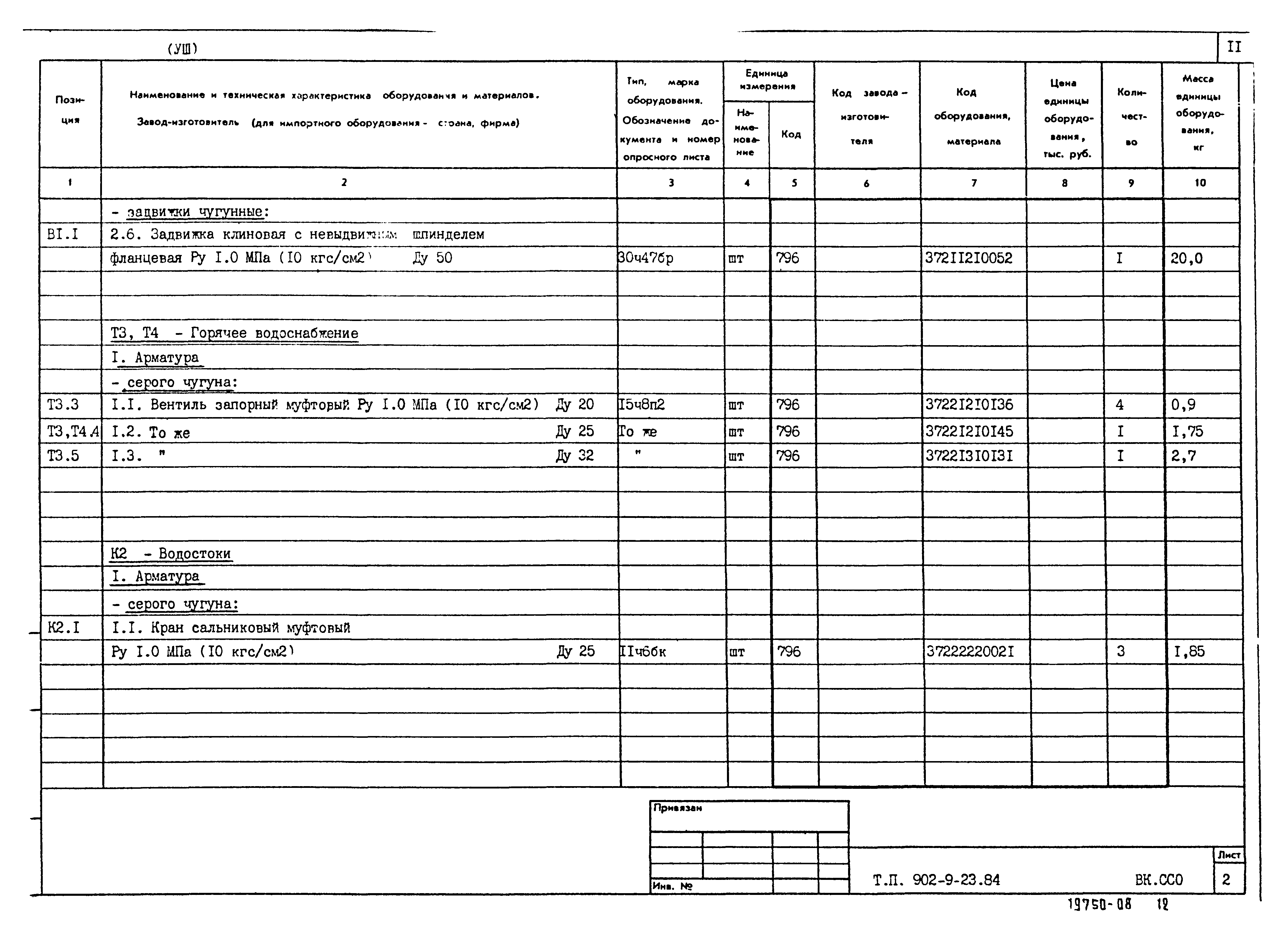 Типовой проект 902-9-23.84