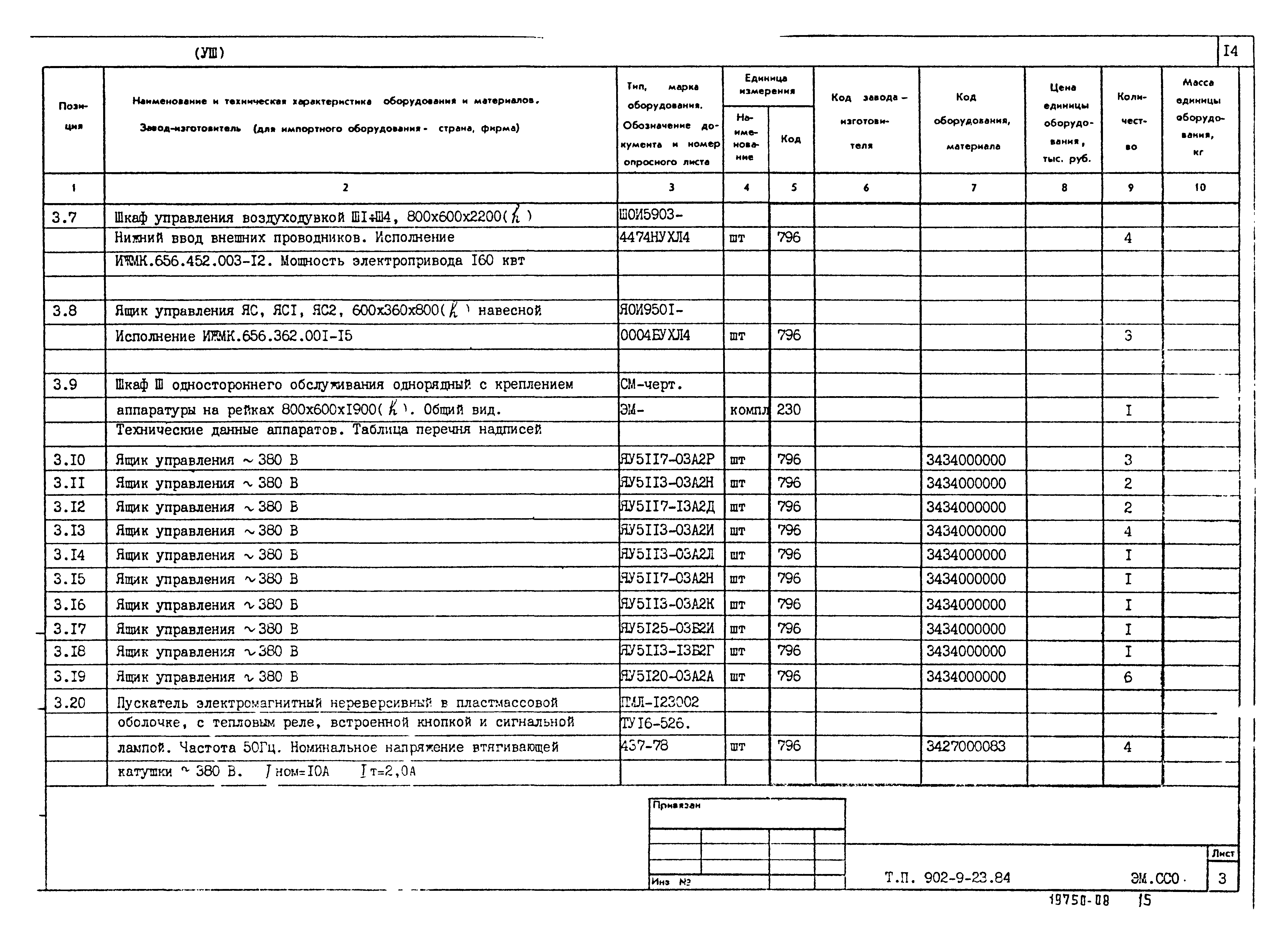 Типовой проект 902-9-23.84