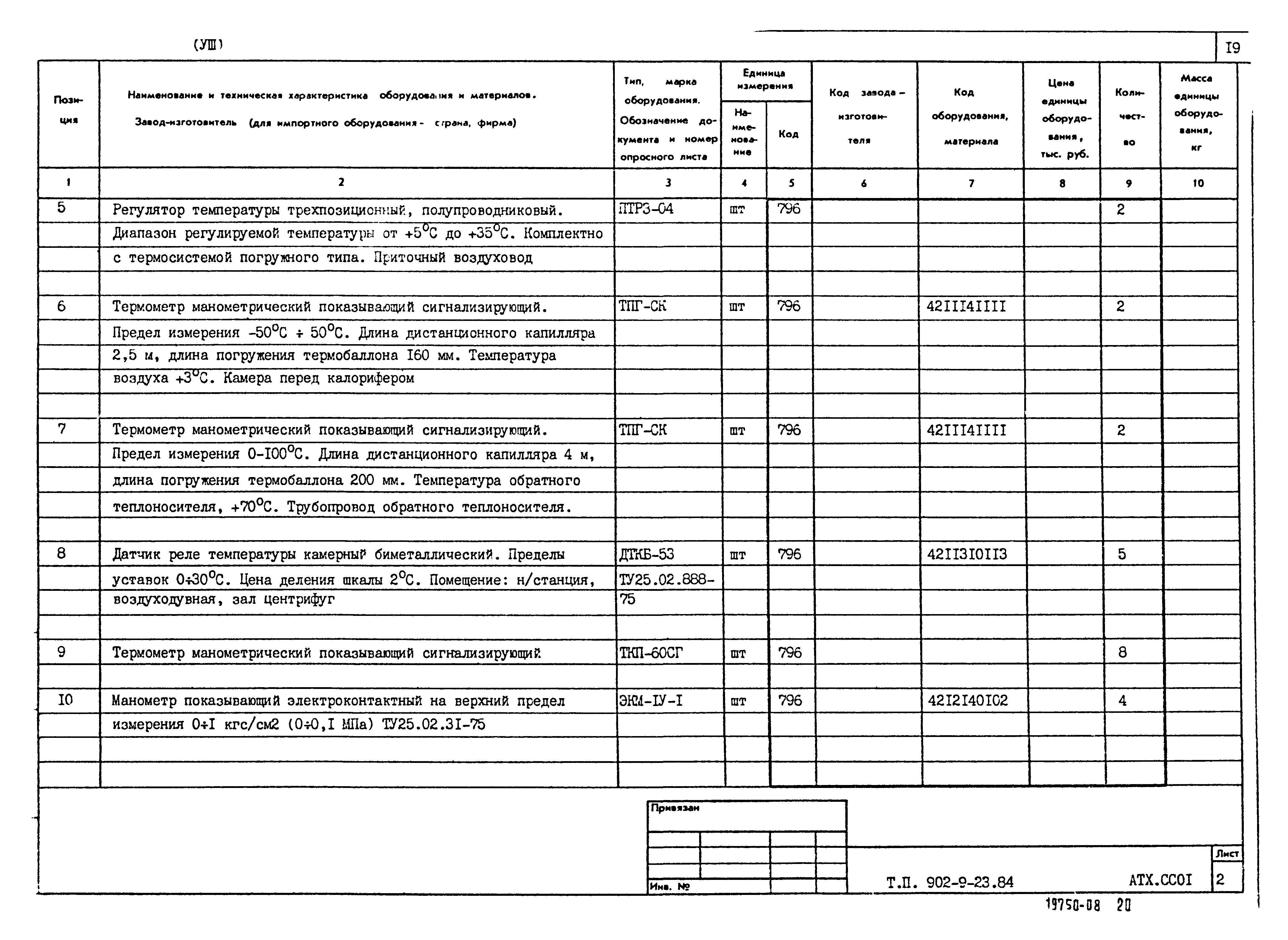 Типовой проект 902-9-23.84