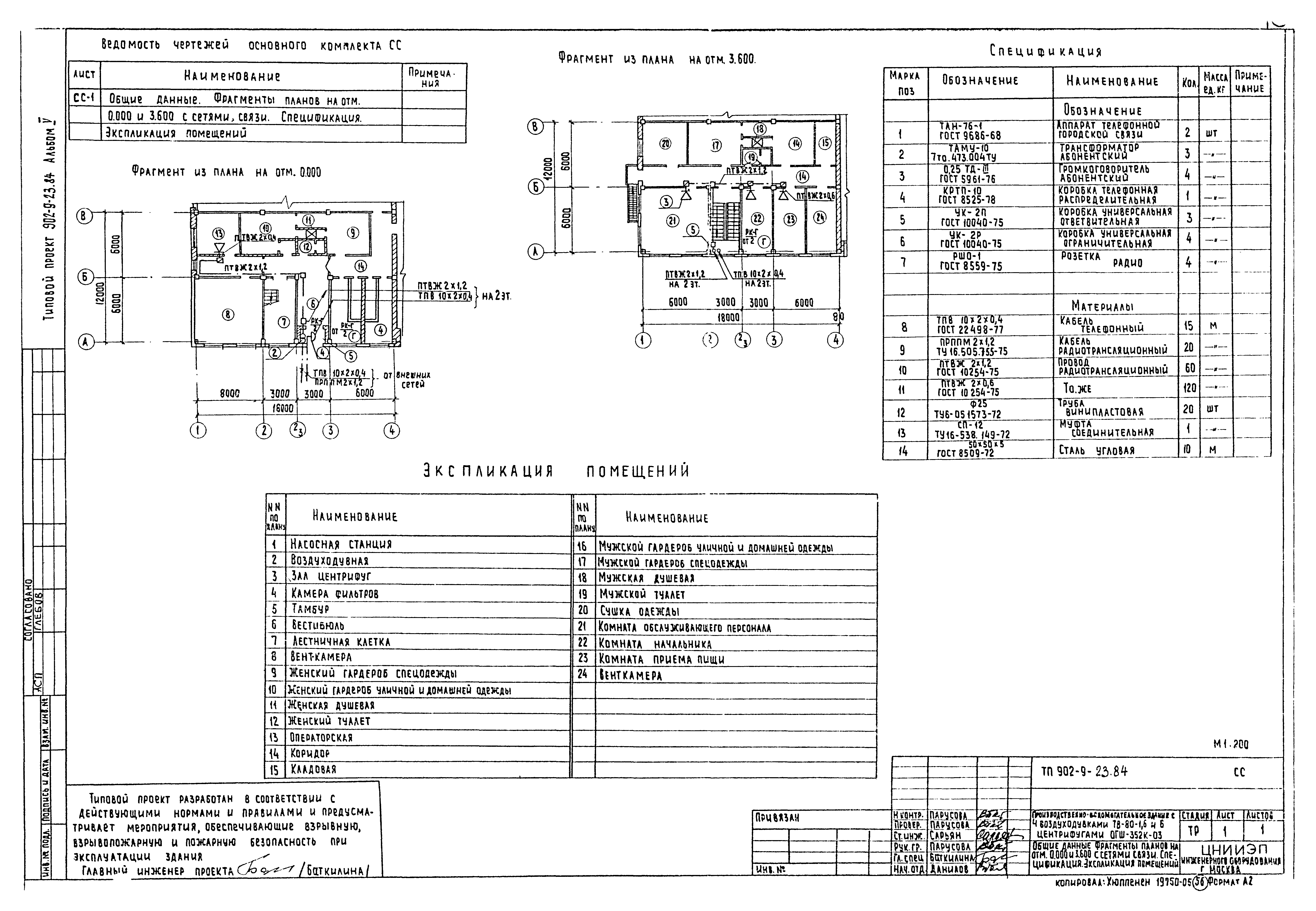 Типовой проект 902-9-23.84