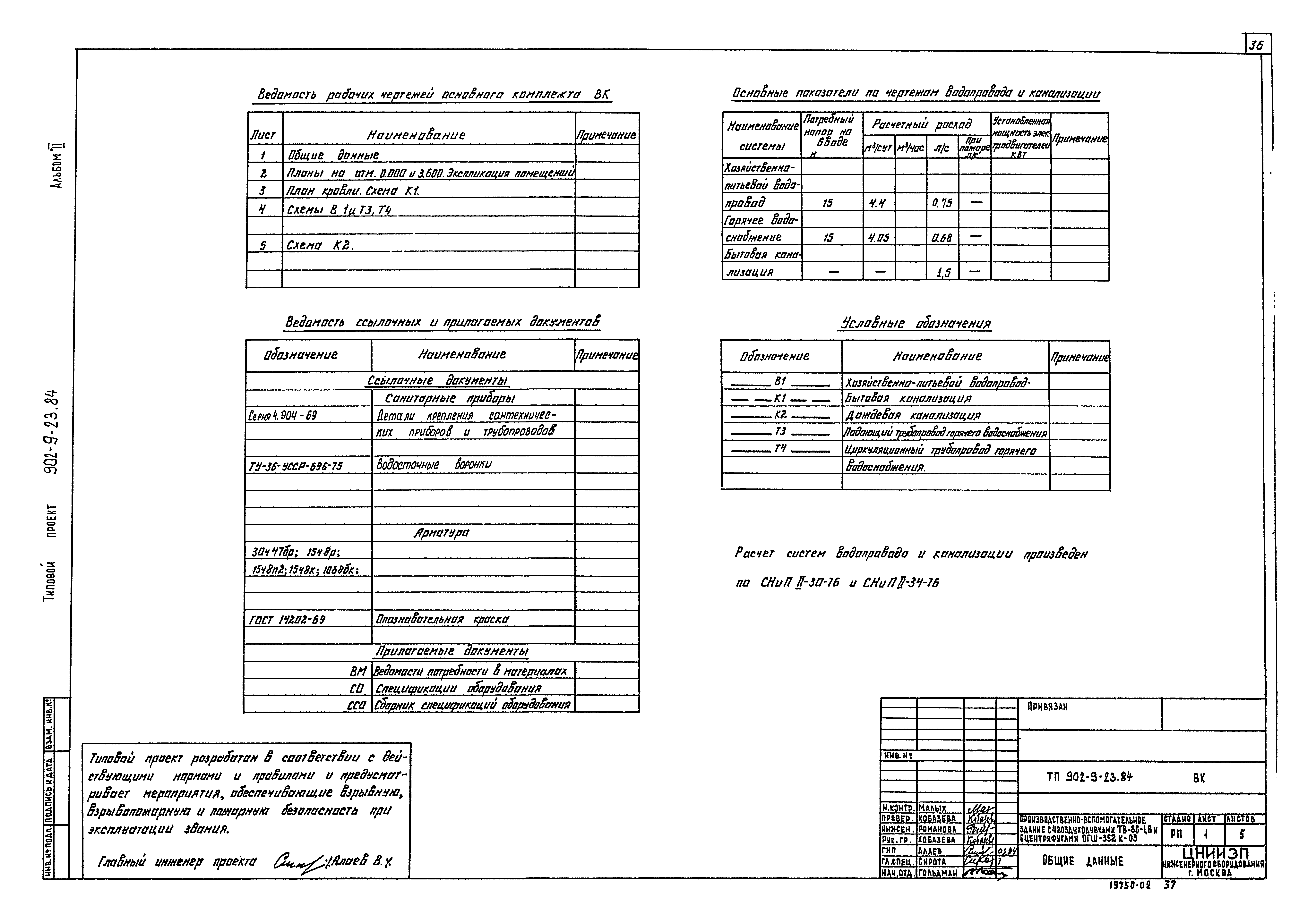 Типовой проект 902-9-23.84