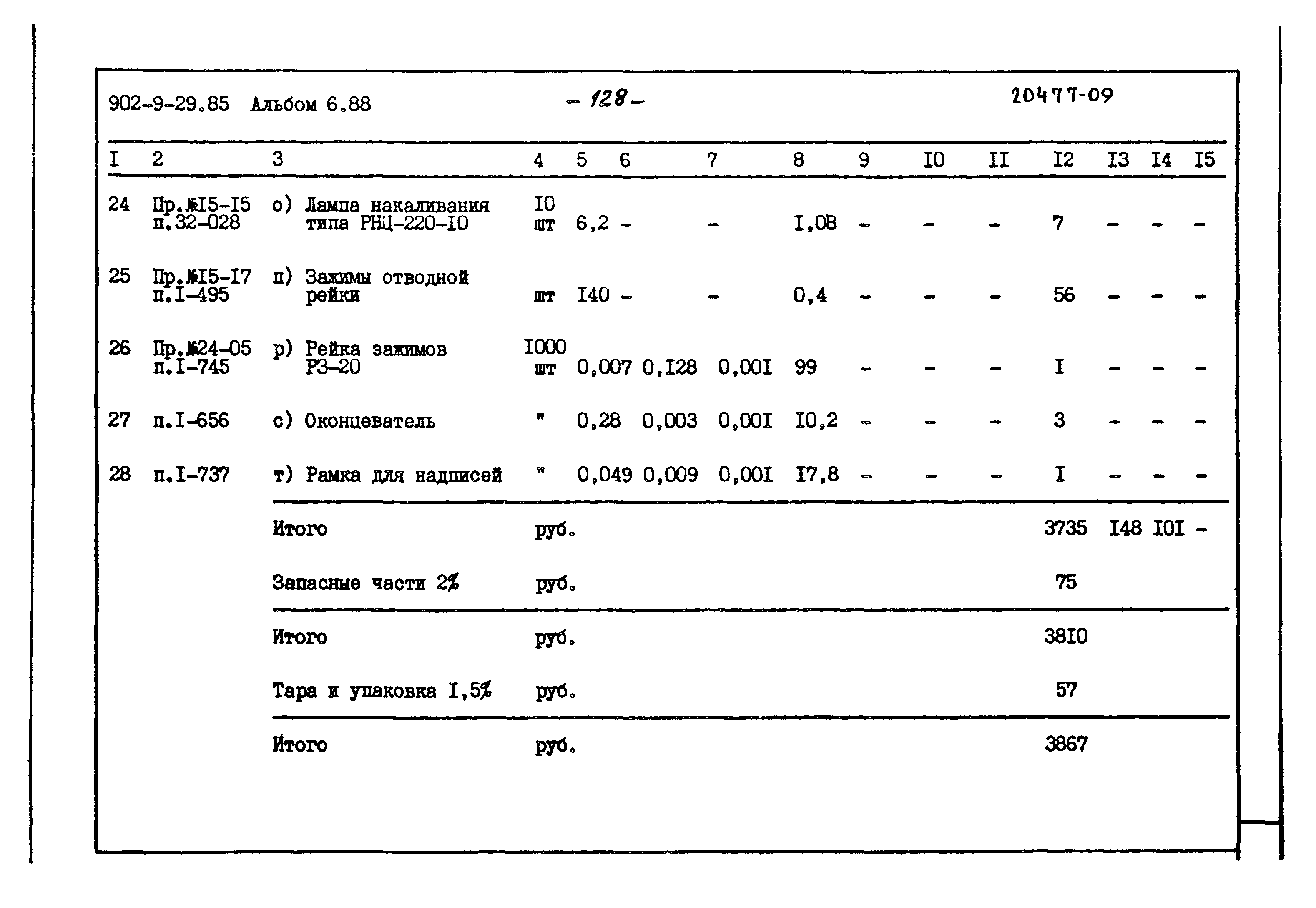 Типовой проект 902-9-29.85