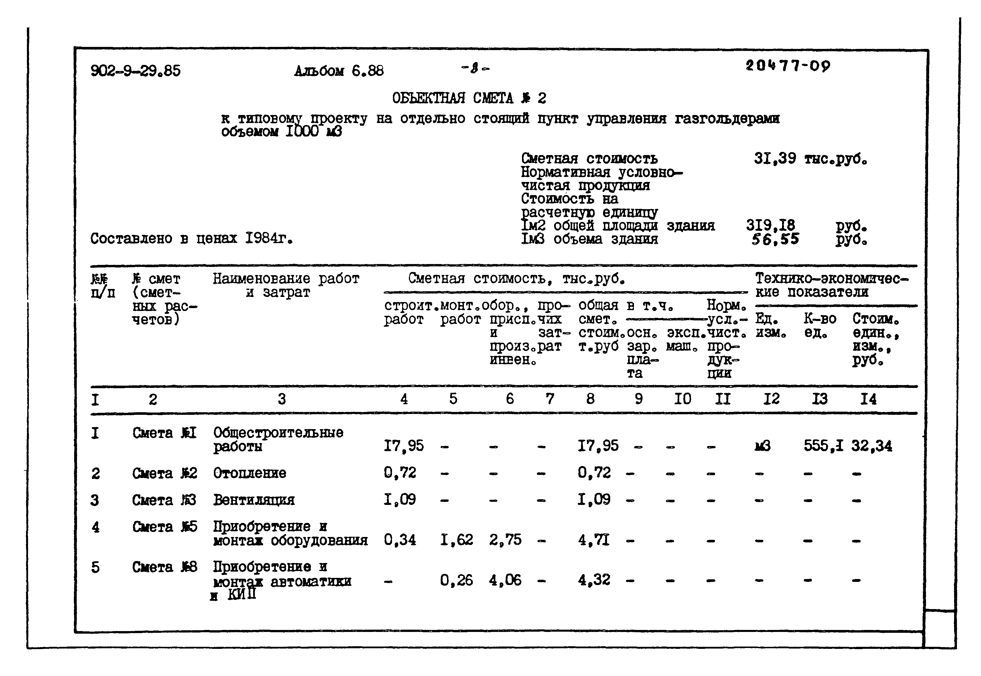 Типовой проект 902-9-29.85