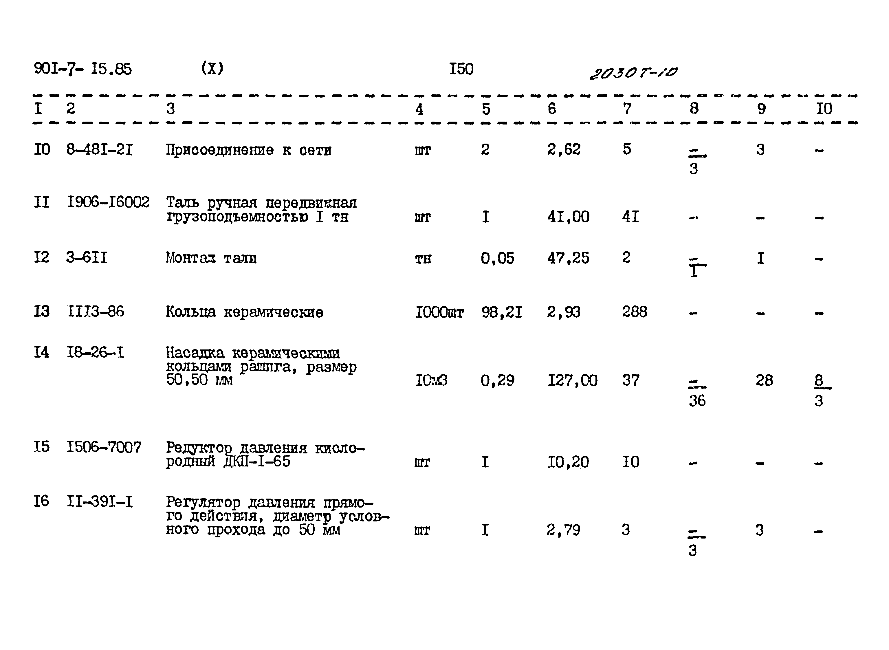 Типовой проект 901-7-15.85