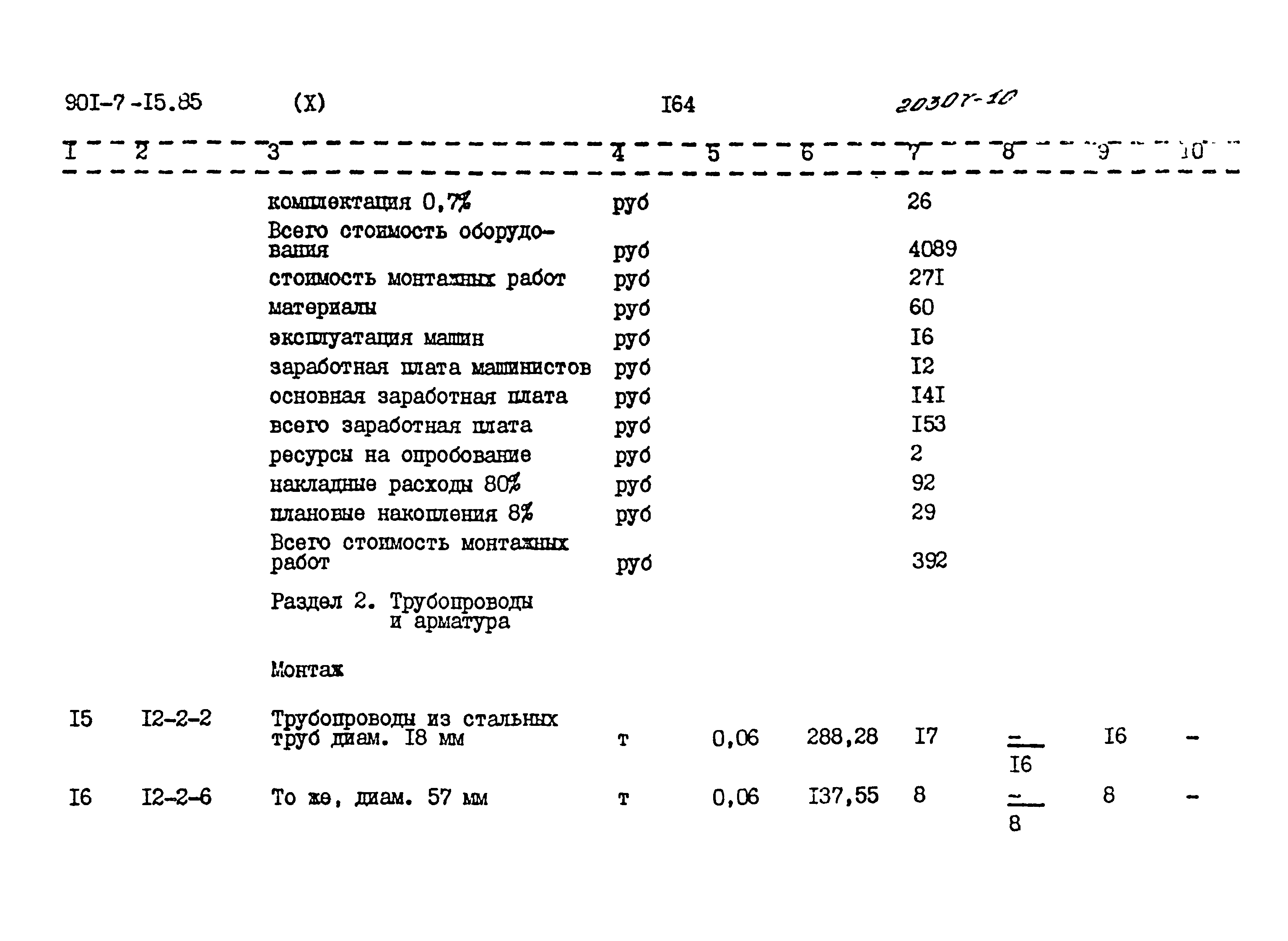 Типовой проект 901-7-15.85
