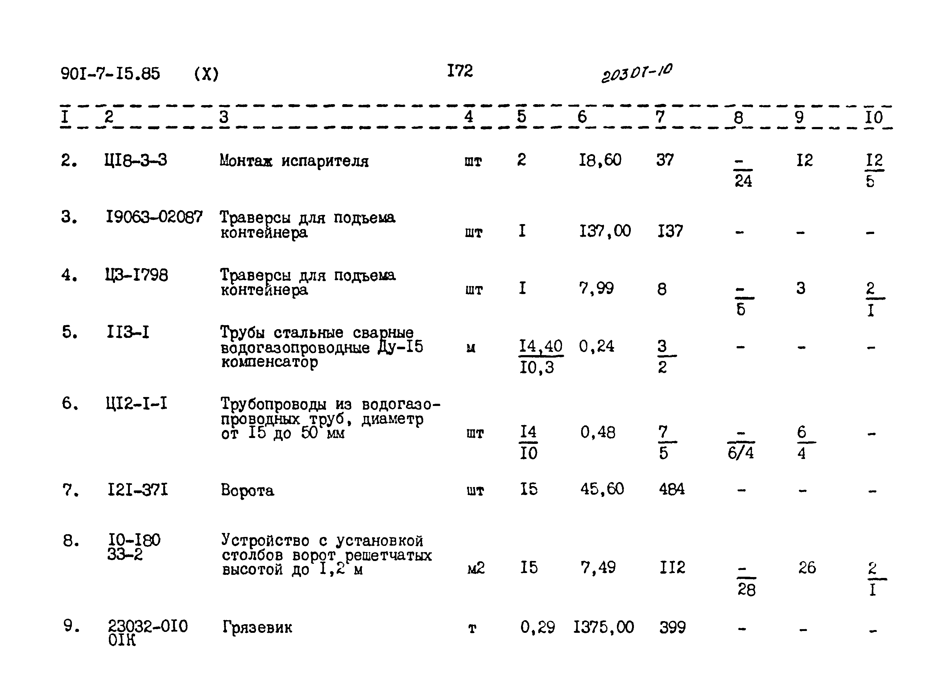 Типовой проект 901-7-15.85