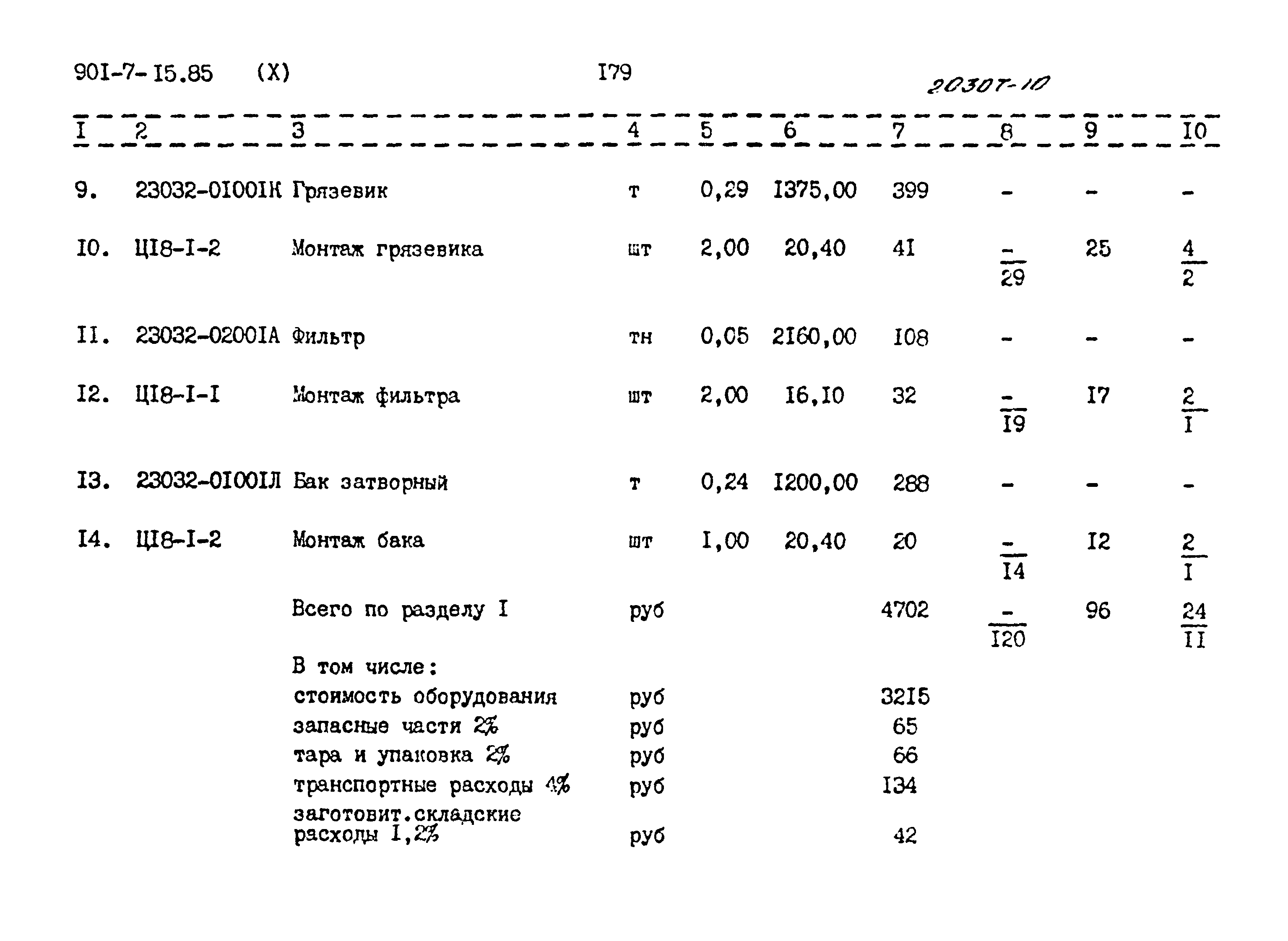 Типовой проект 901-7-15.85