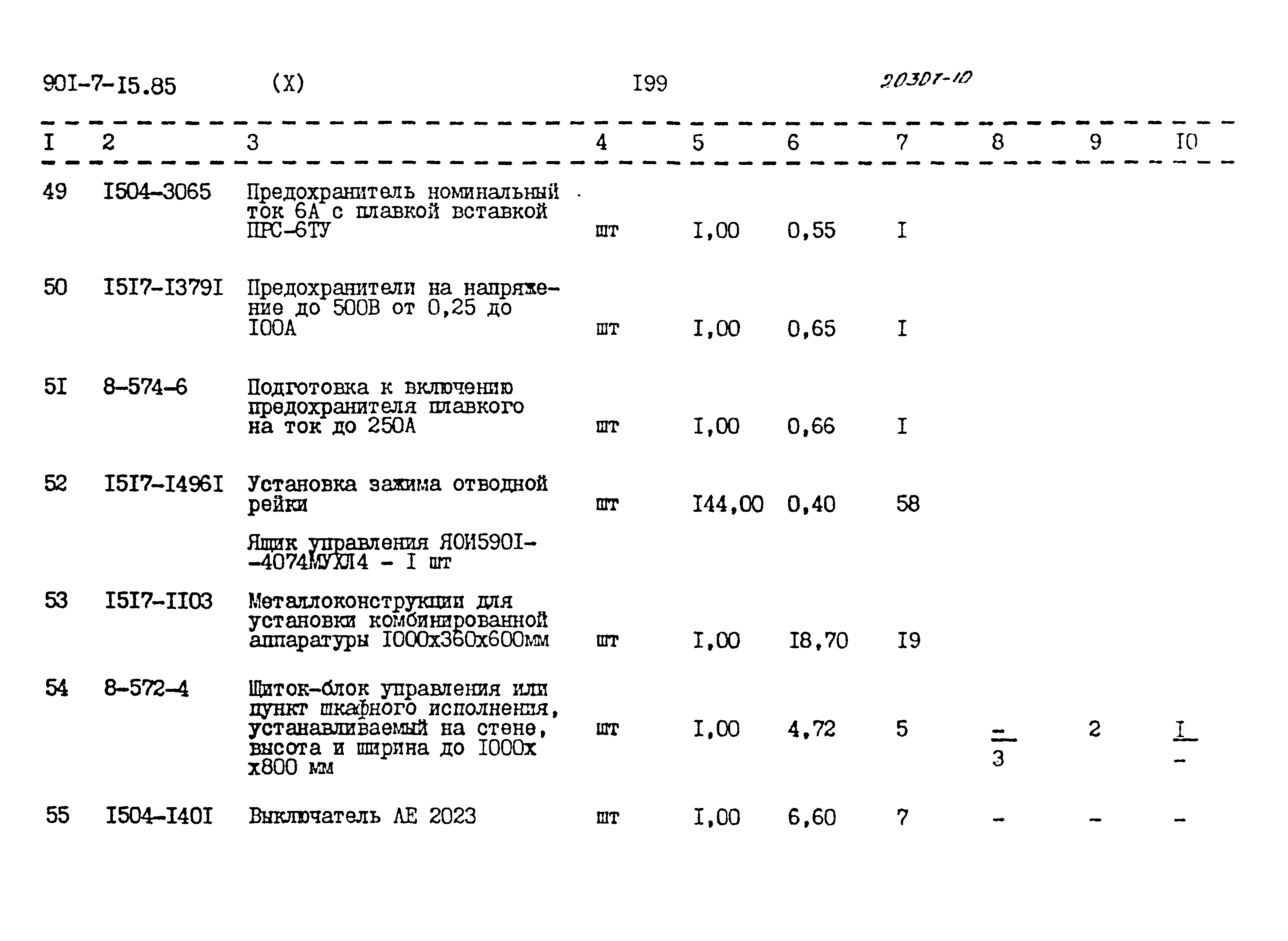 Типовой проект 901-7-15.85