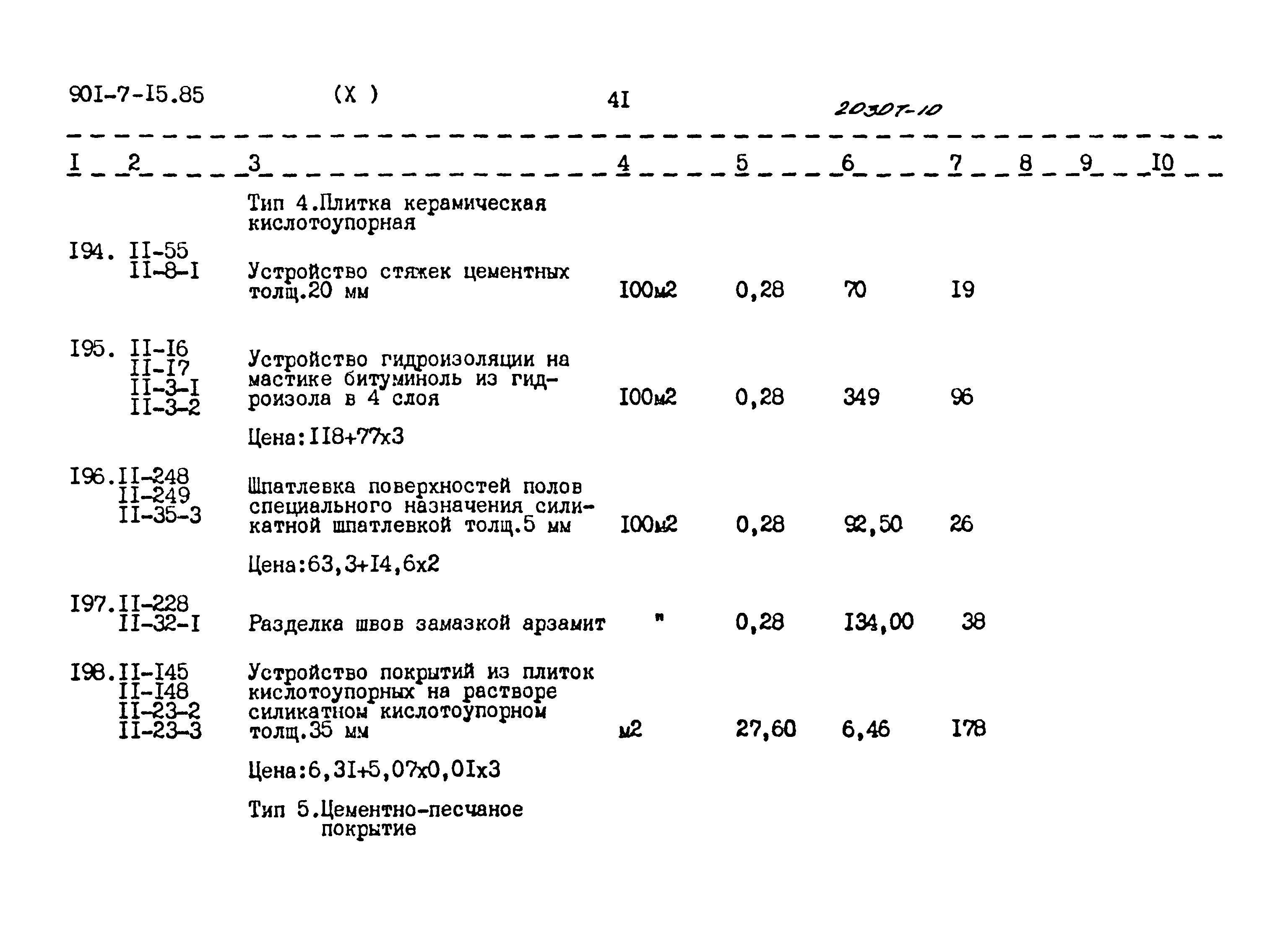 Типовой проект 901-7-15.85