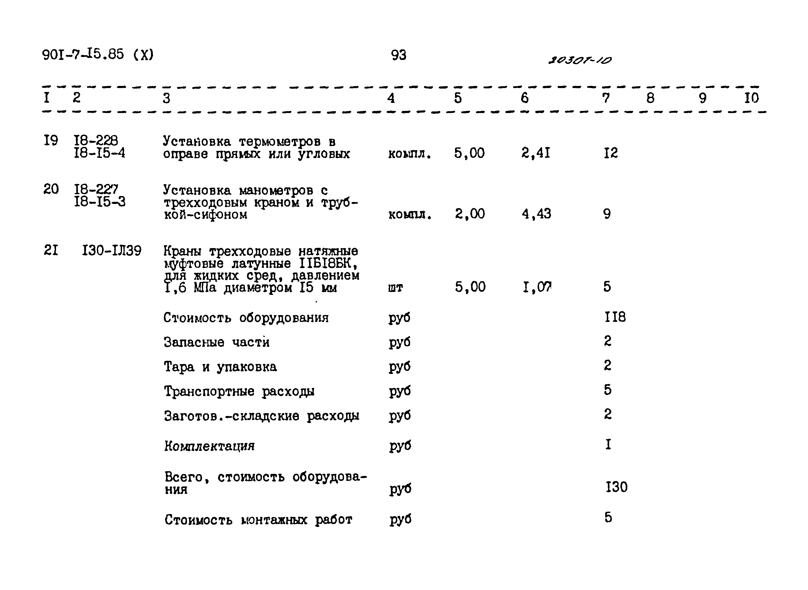 Типовой проект 901-7-15.85