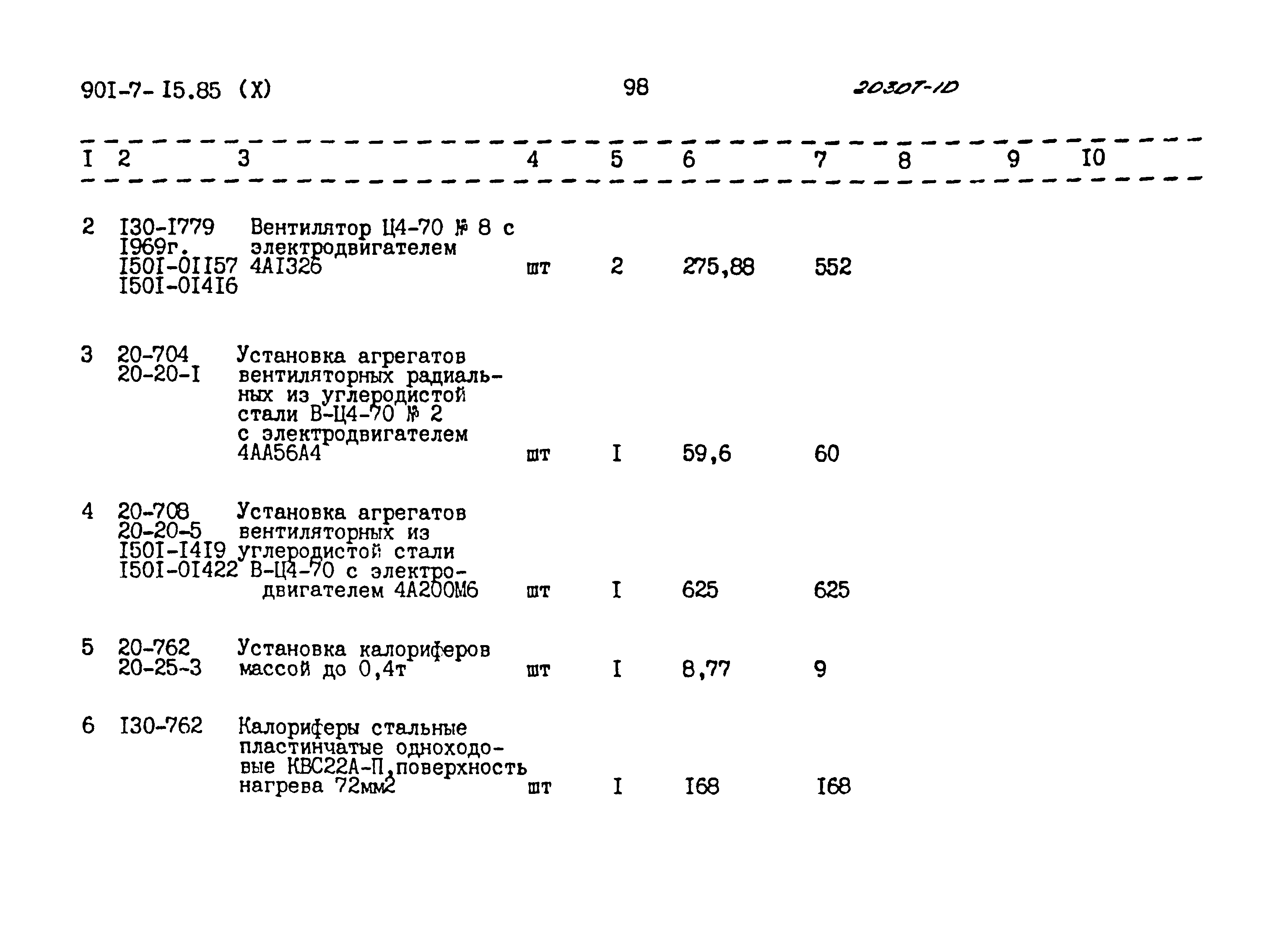 Типовой проект 901-7-15.85