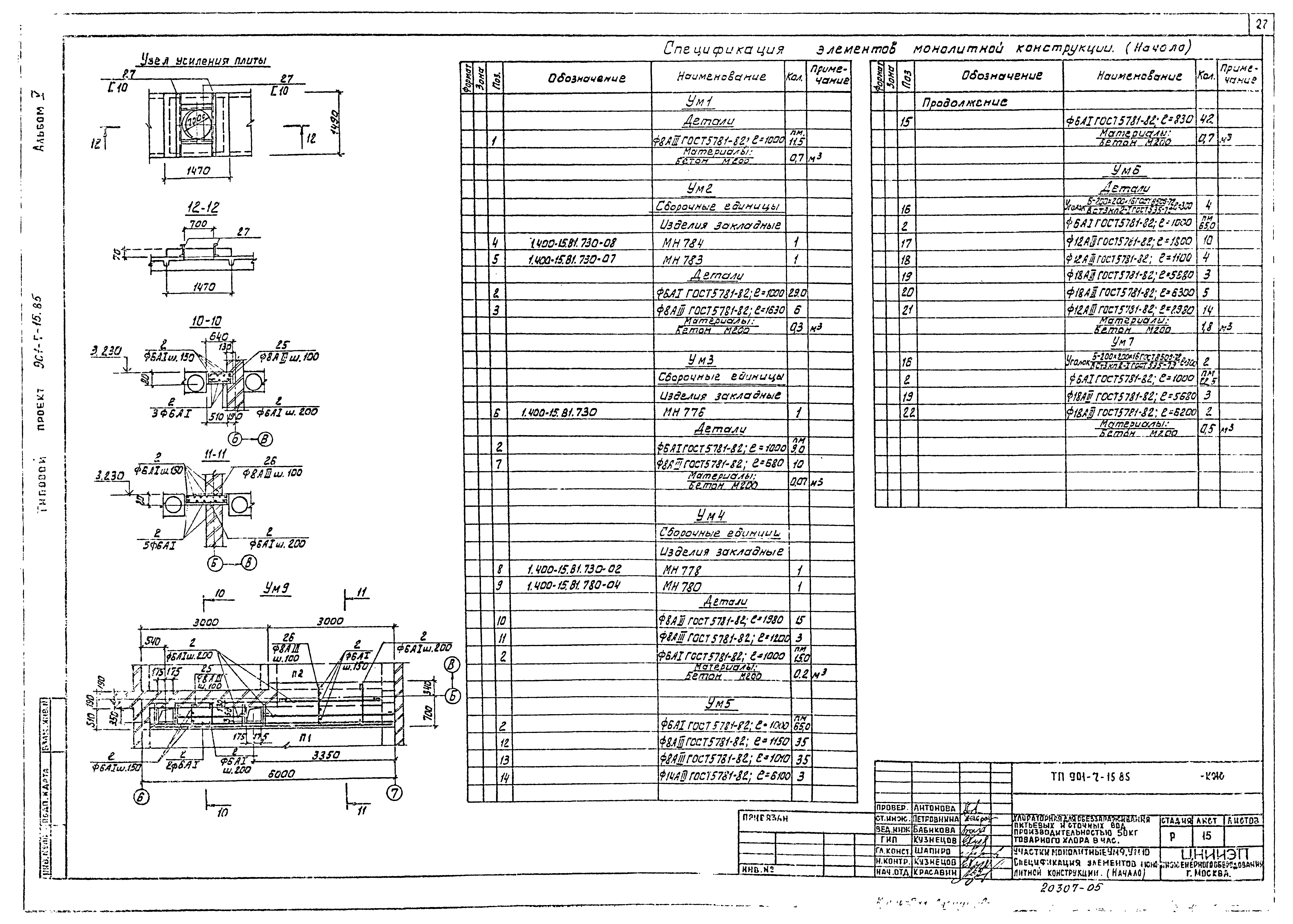 Типовой проект 901-7-15.85