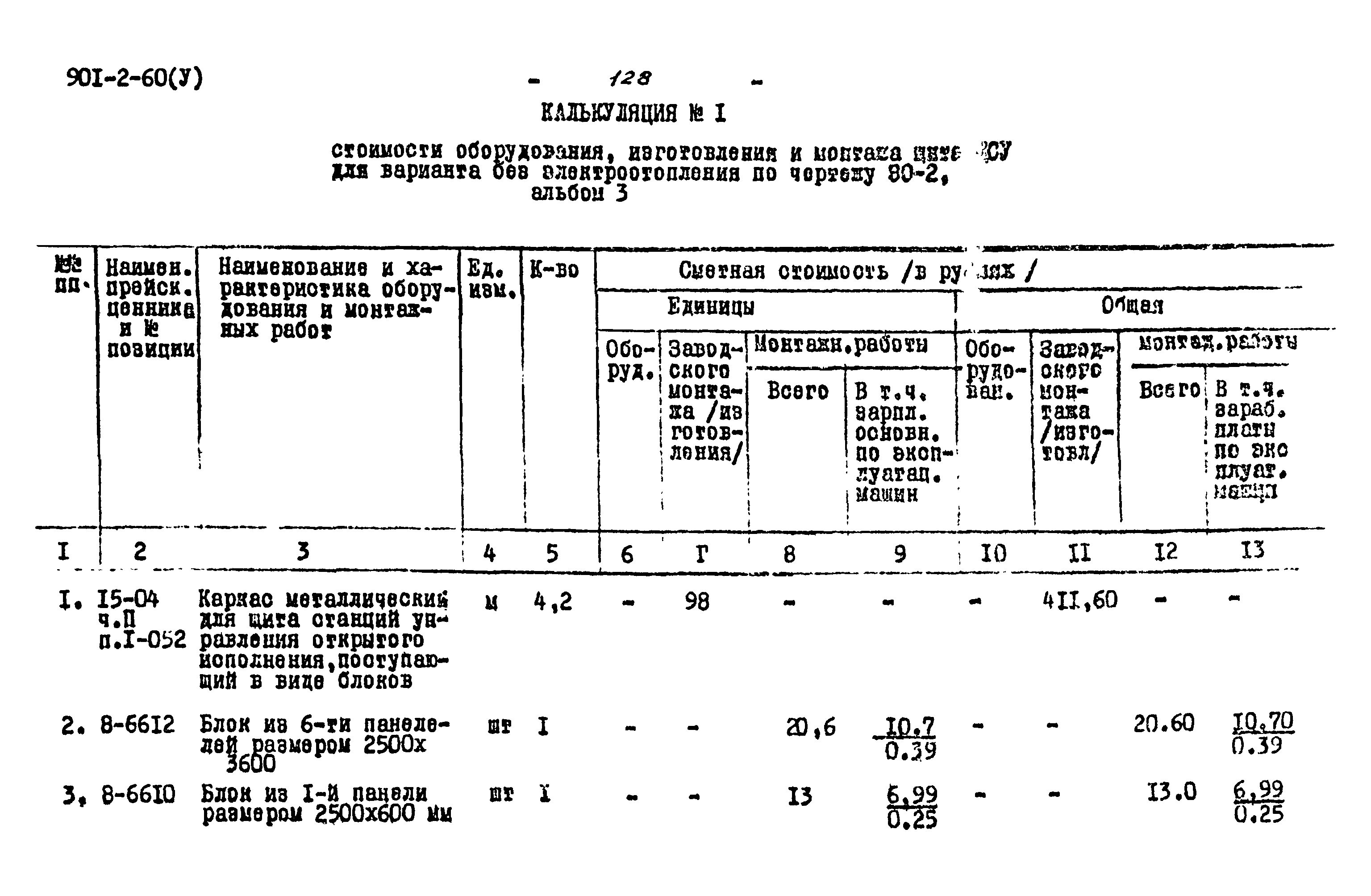 Типовой проект 901-2-60