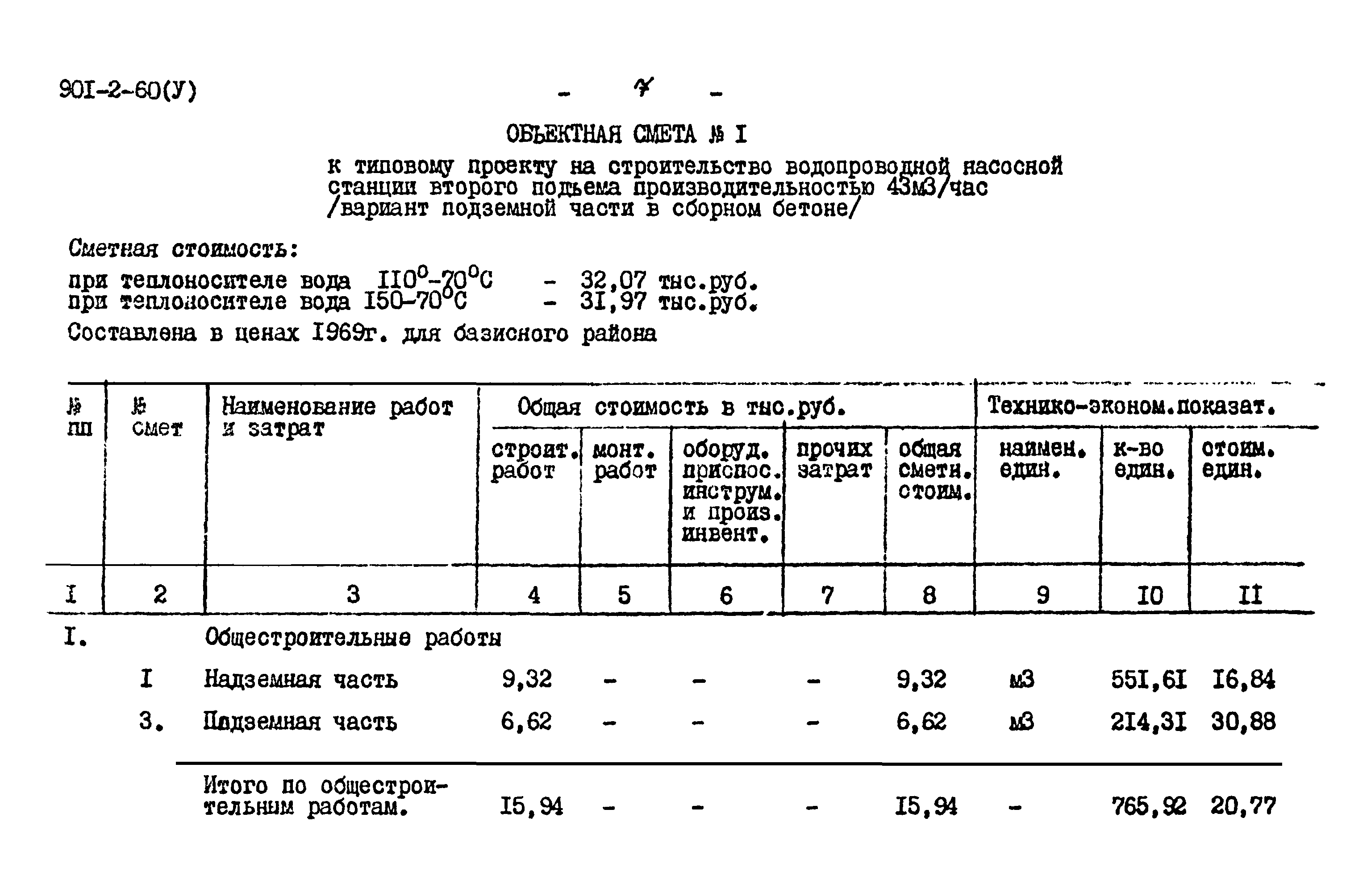 Типовой проект 901-2-60