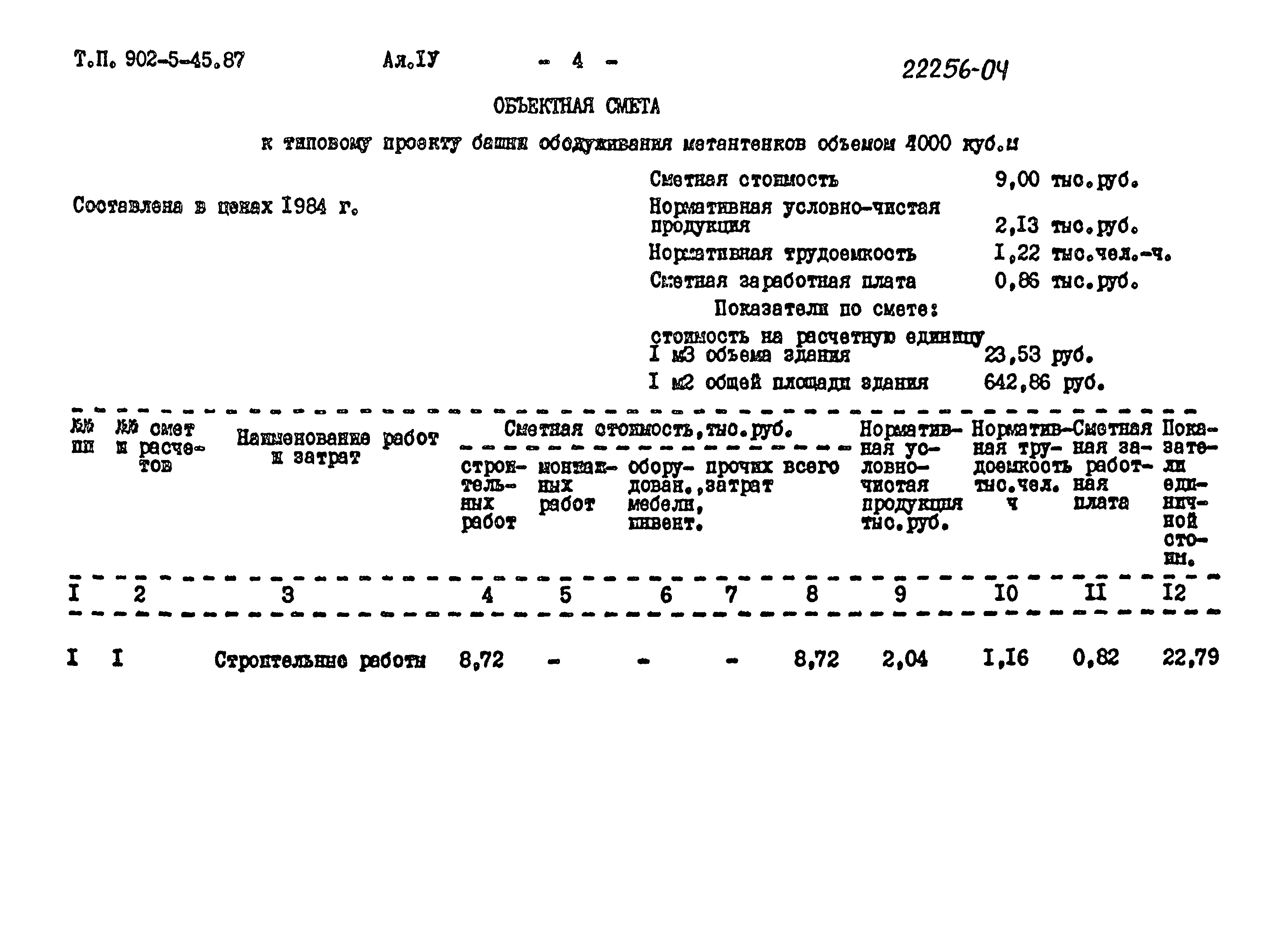 Типовой проект 902-5-45.87