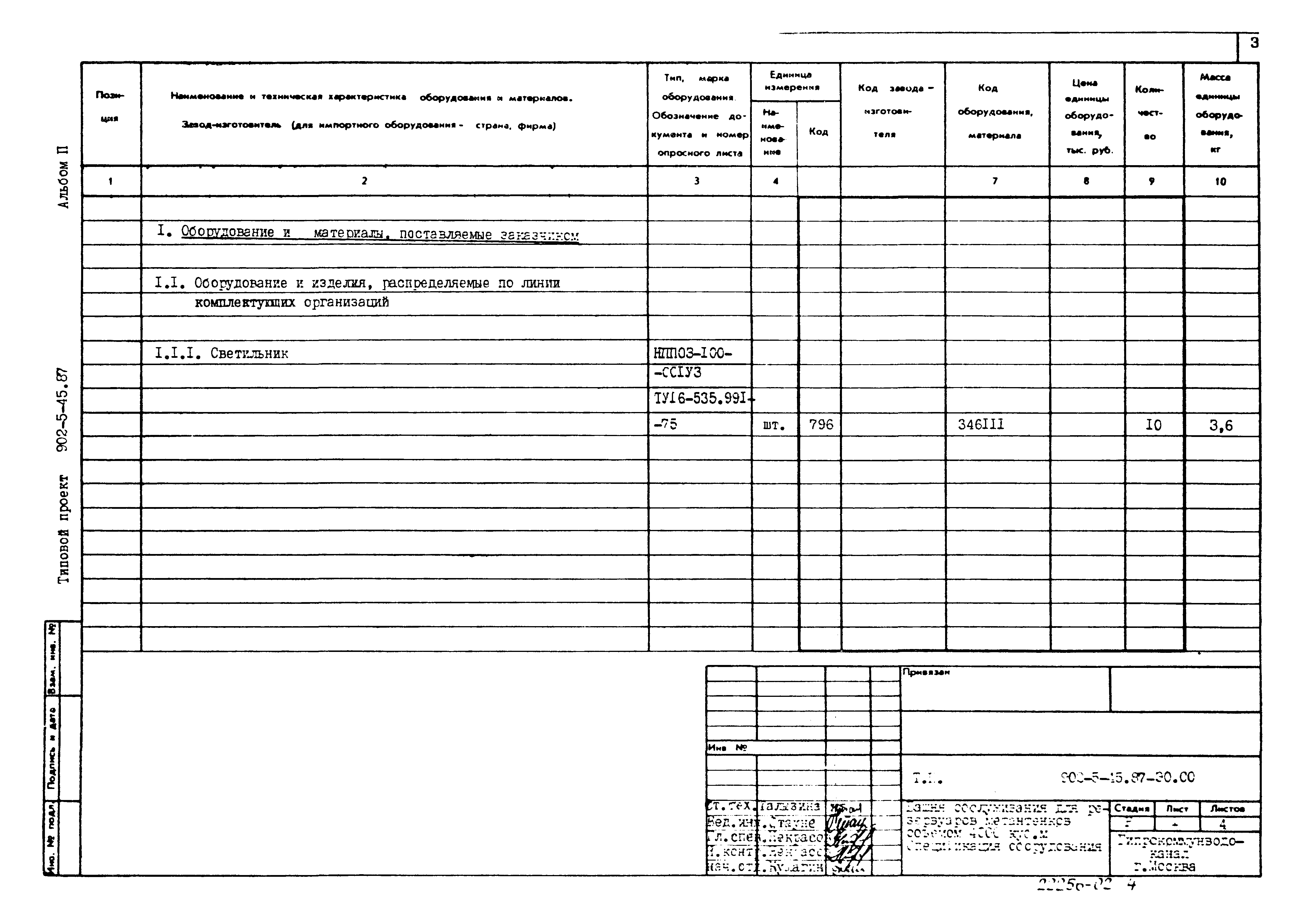 Типовой проект 902-5-45.87