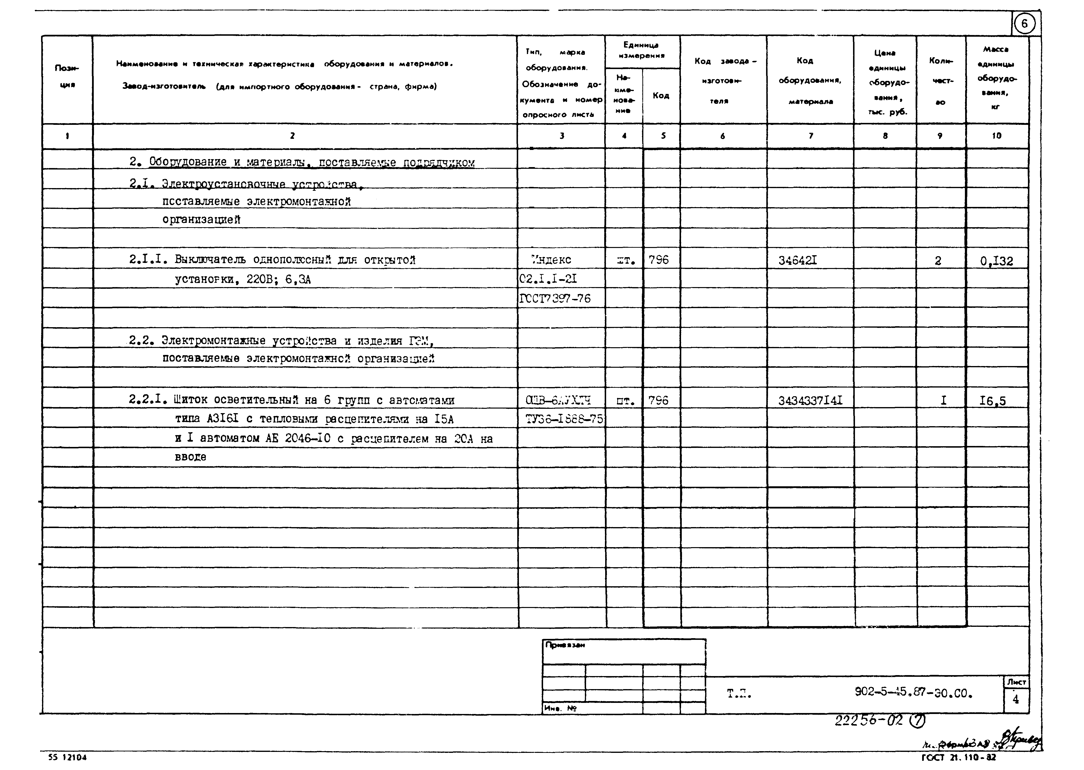 Типовой проект 902-5-45.87