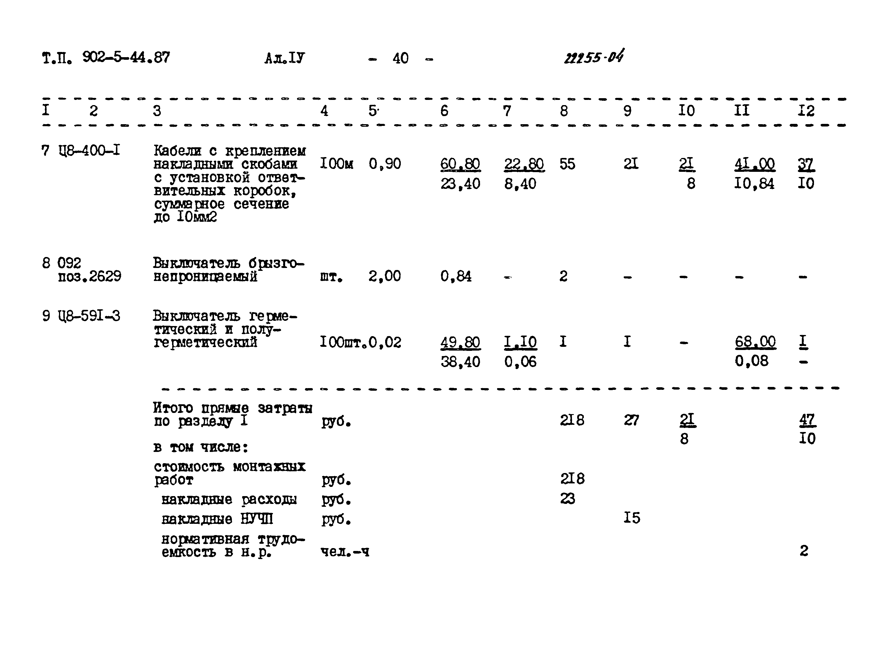 Типовой проект 902-5-44.87