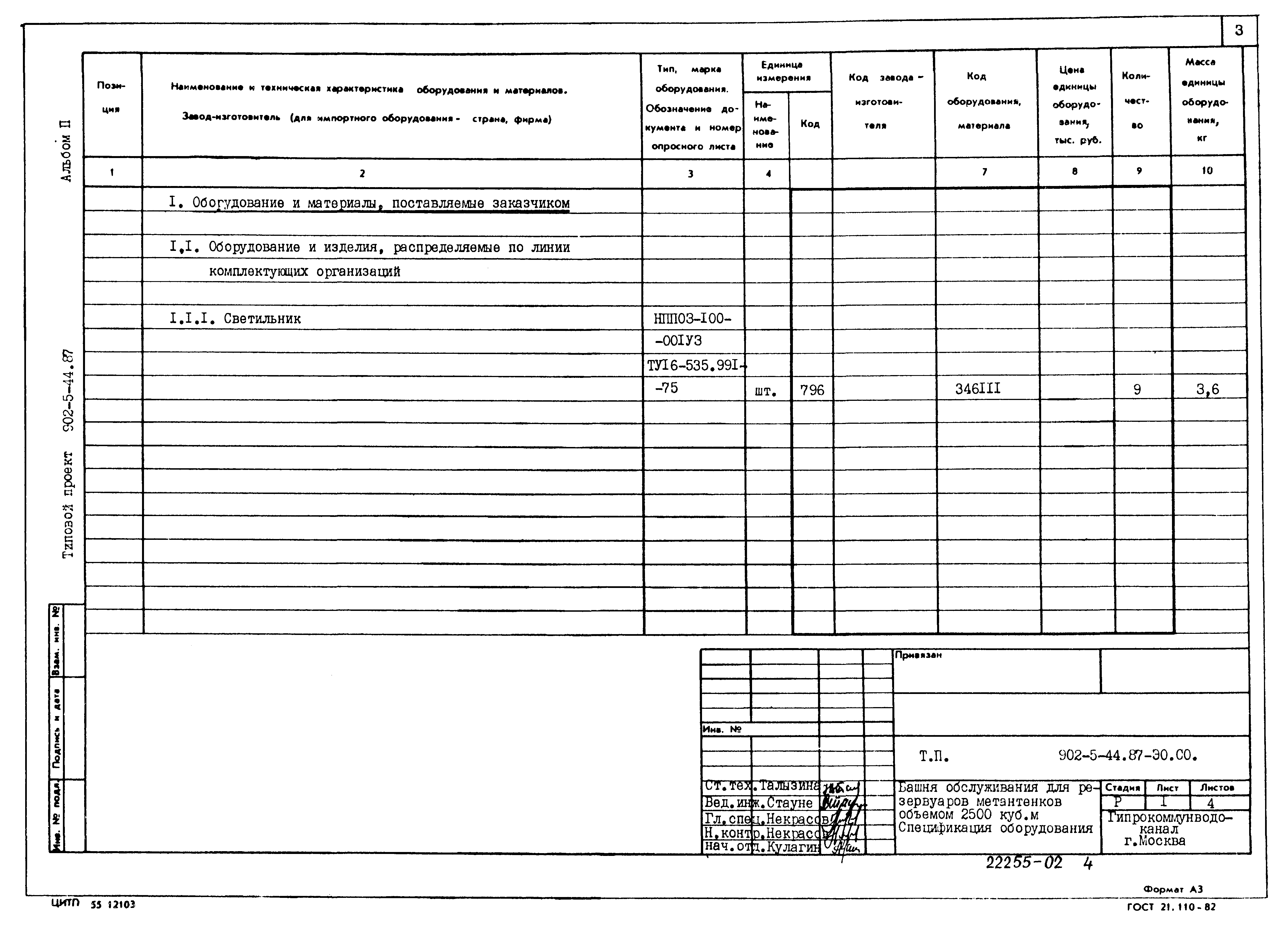 Типовой проект 902-5-44.87