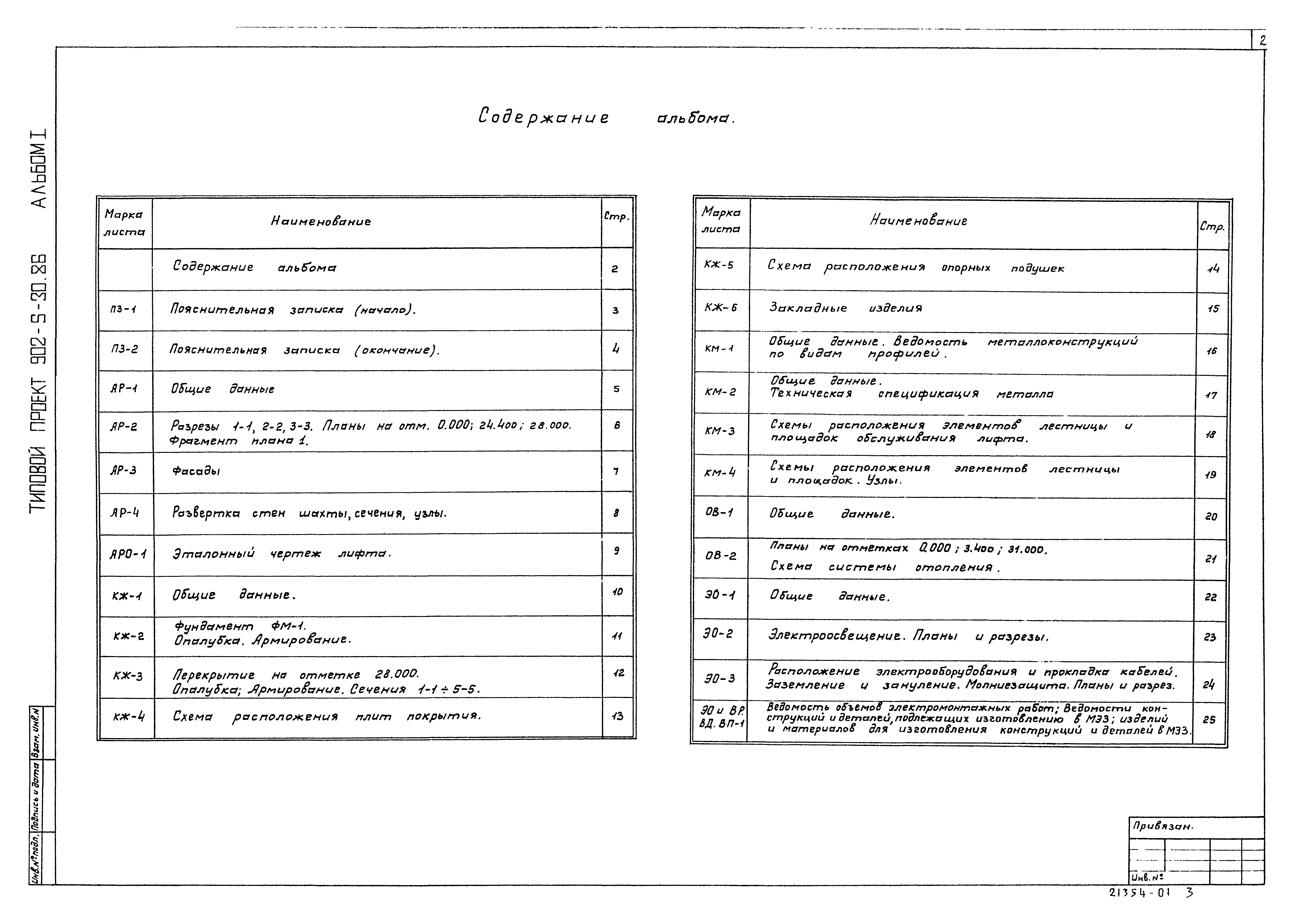 Типовой проект 902-5-30.86