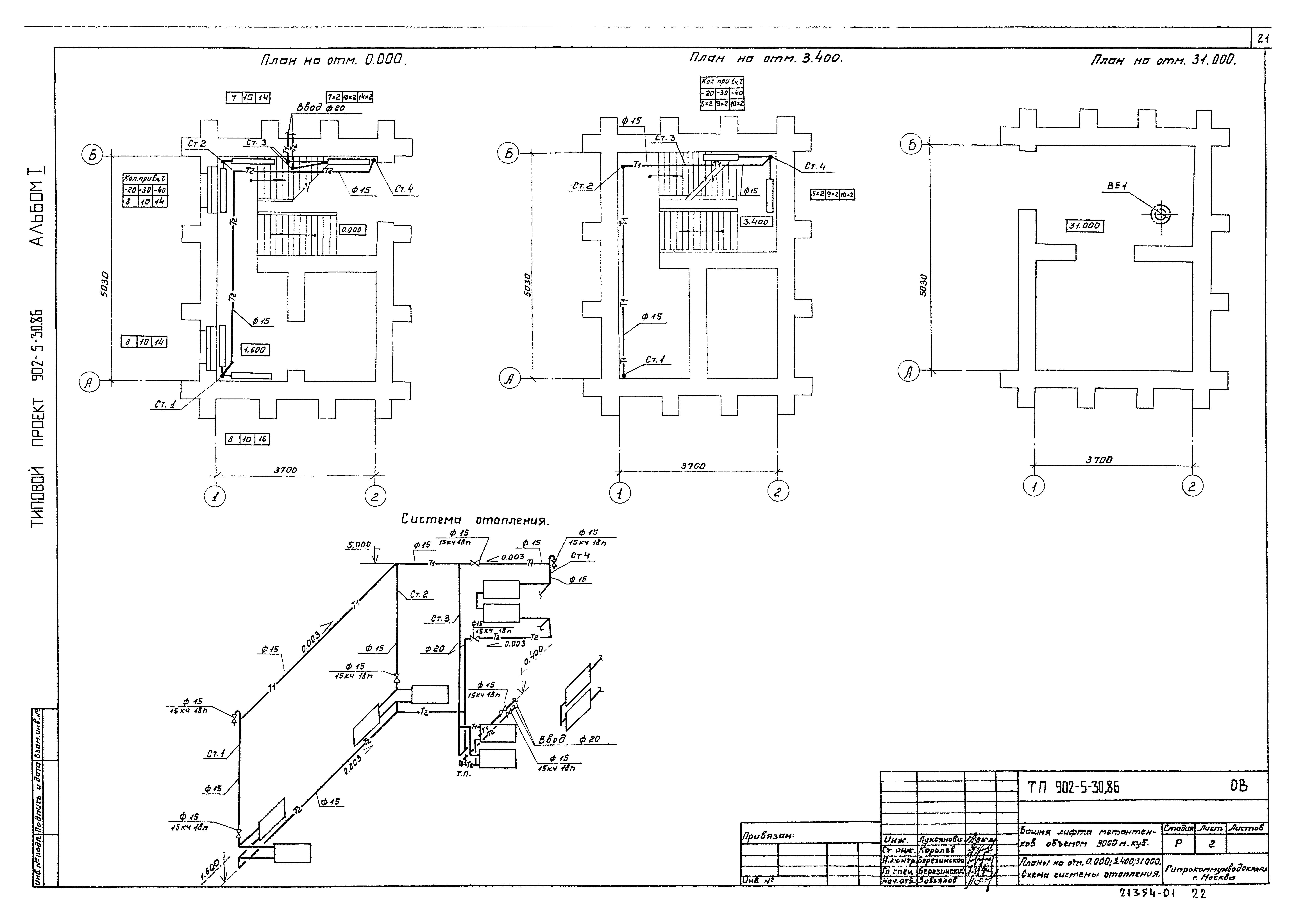 Типовой проект 902-5-30.86