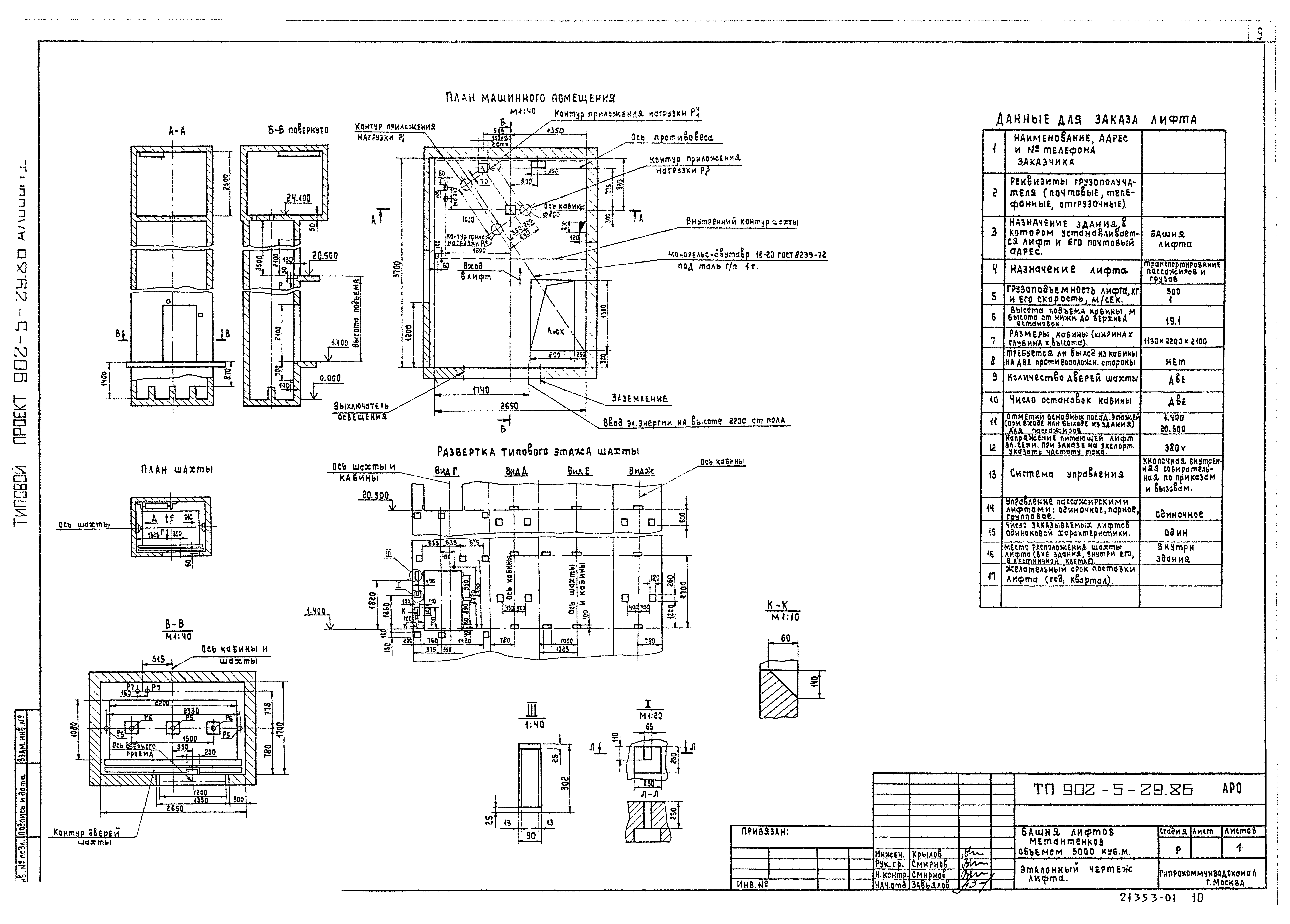 Типовой проект 902-5-29.86