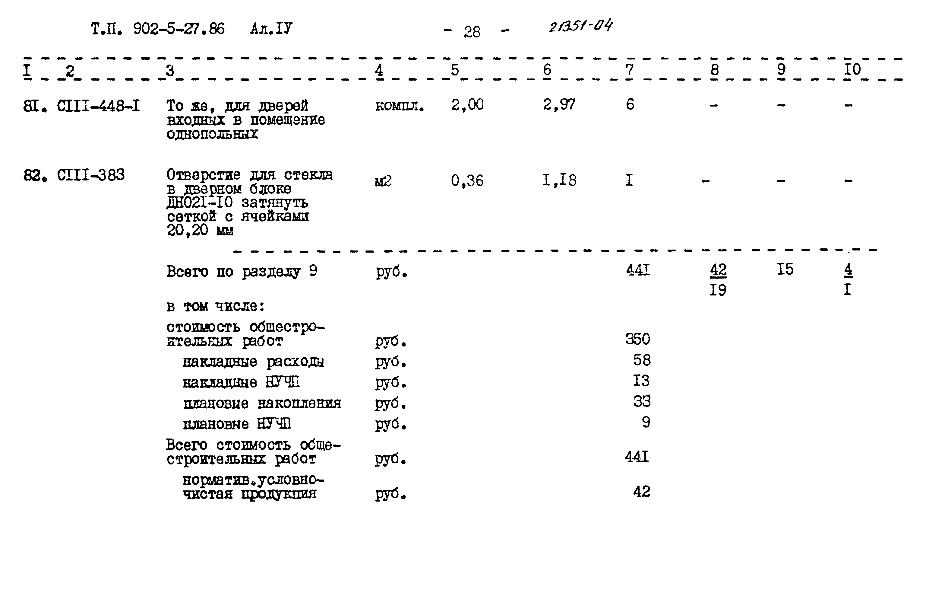 Типовой проект 902-5-27.86