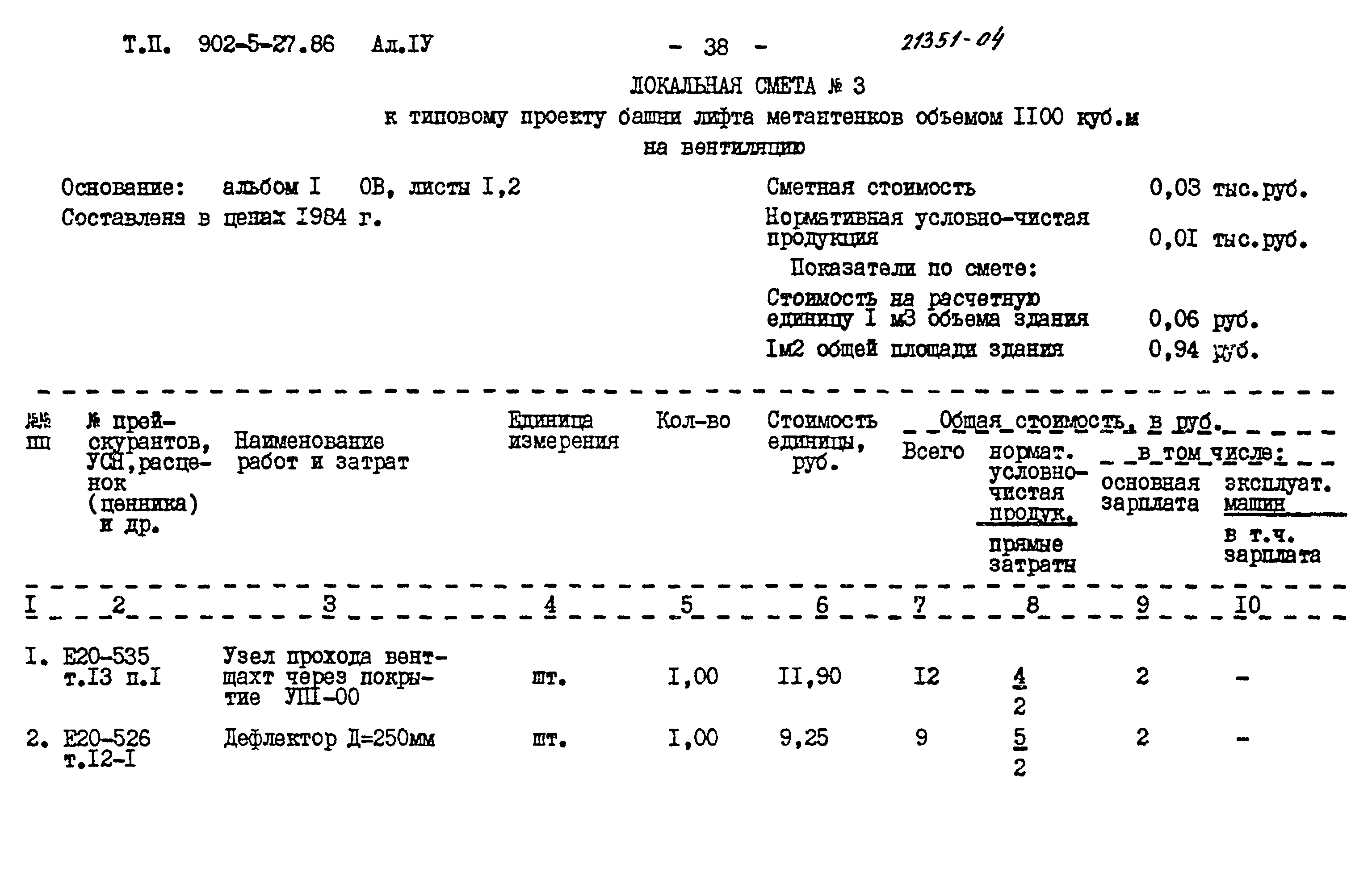 Типовой проект 902-5-27.86