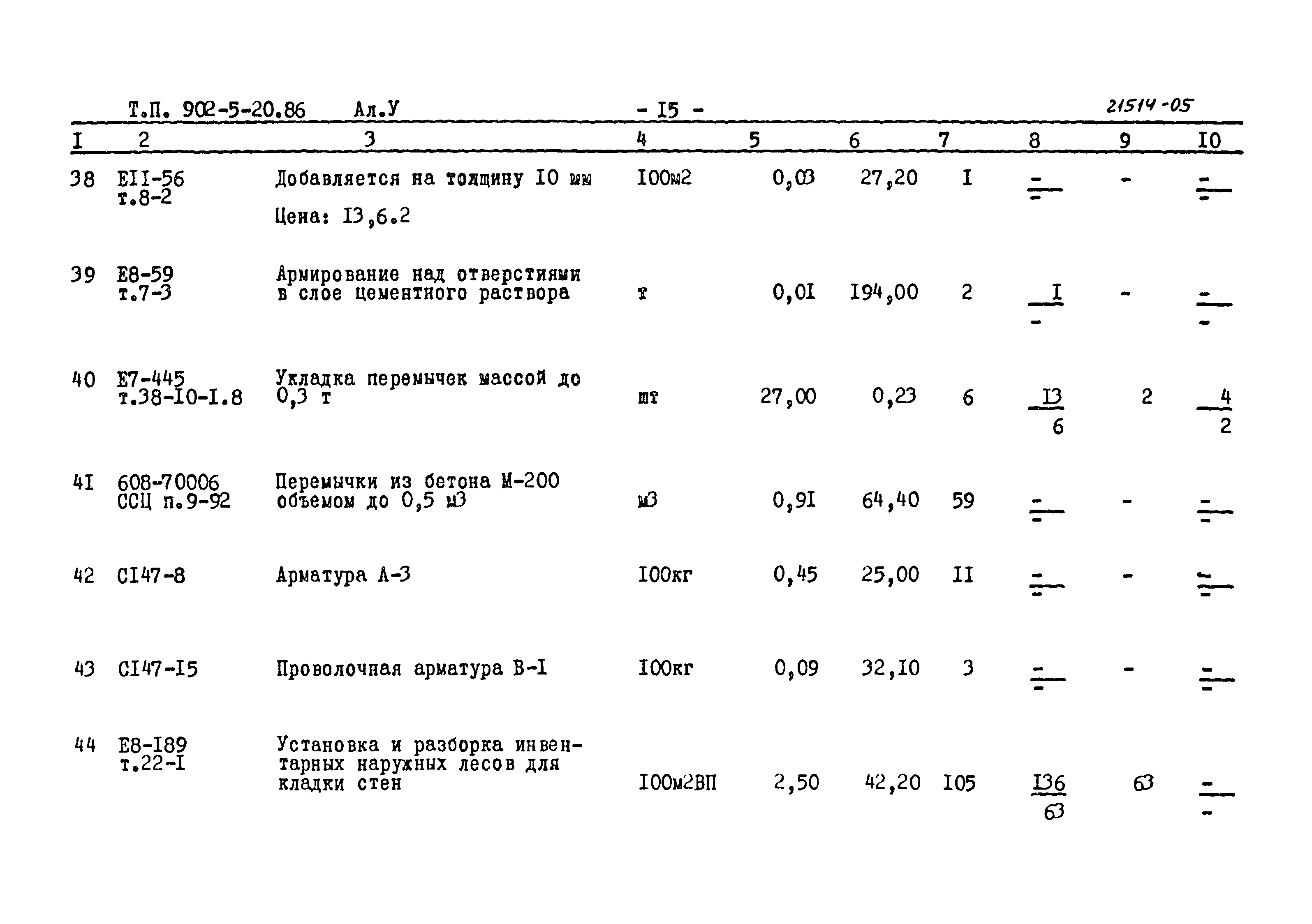 Типовой проект 902-5-20.86
