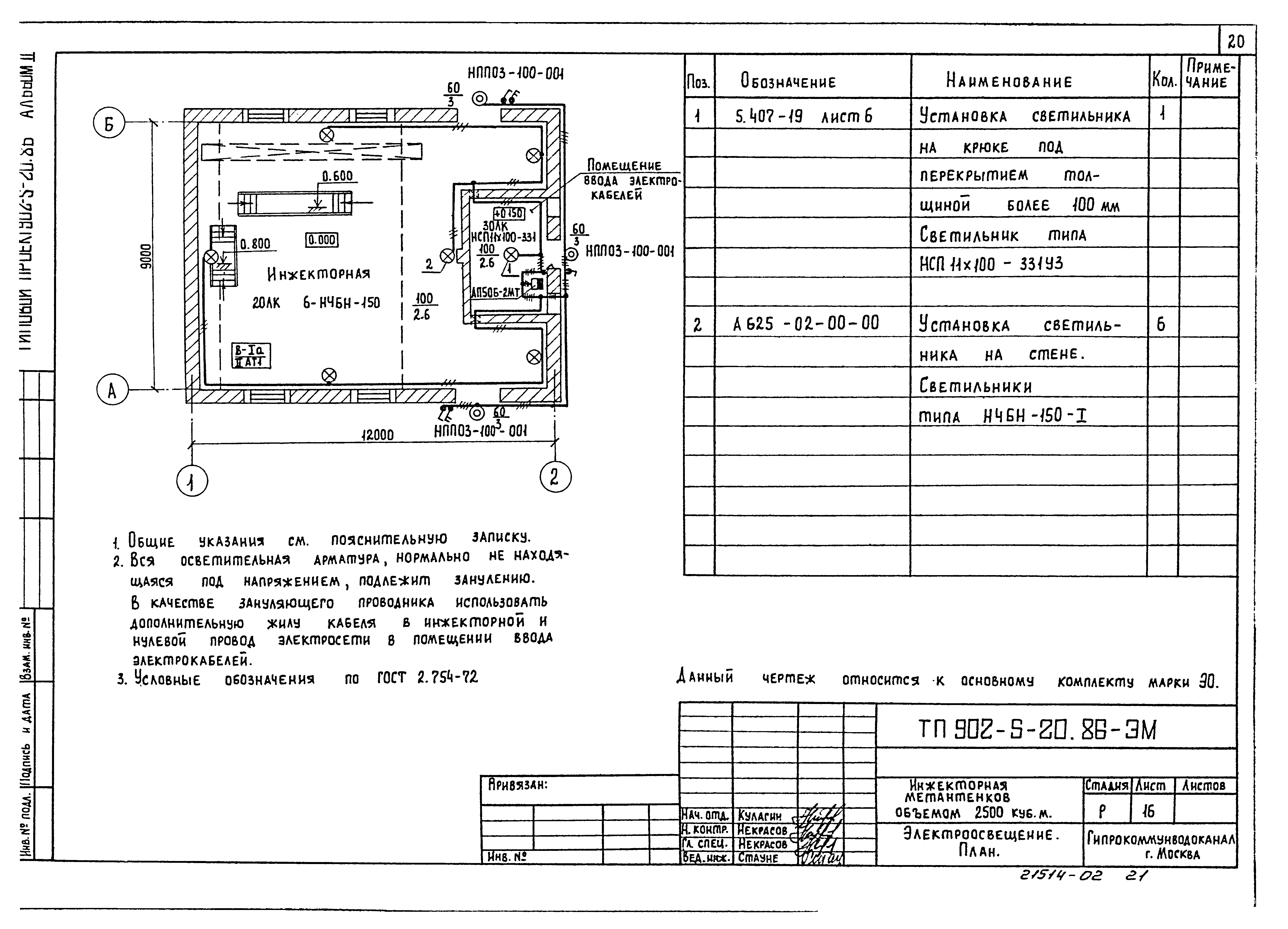Типовой проект 902-5-20.86