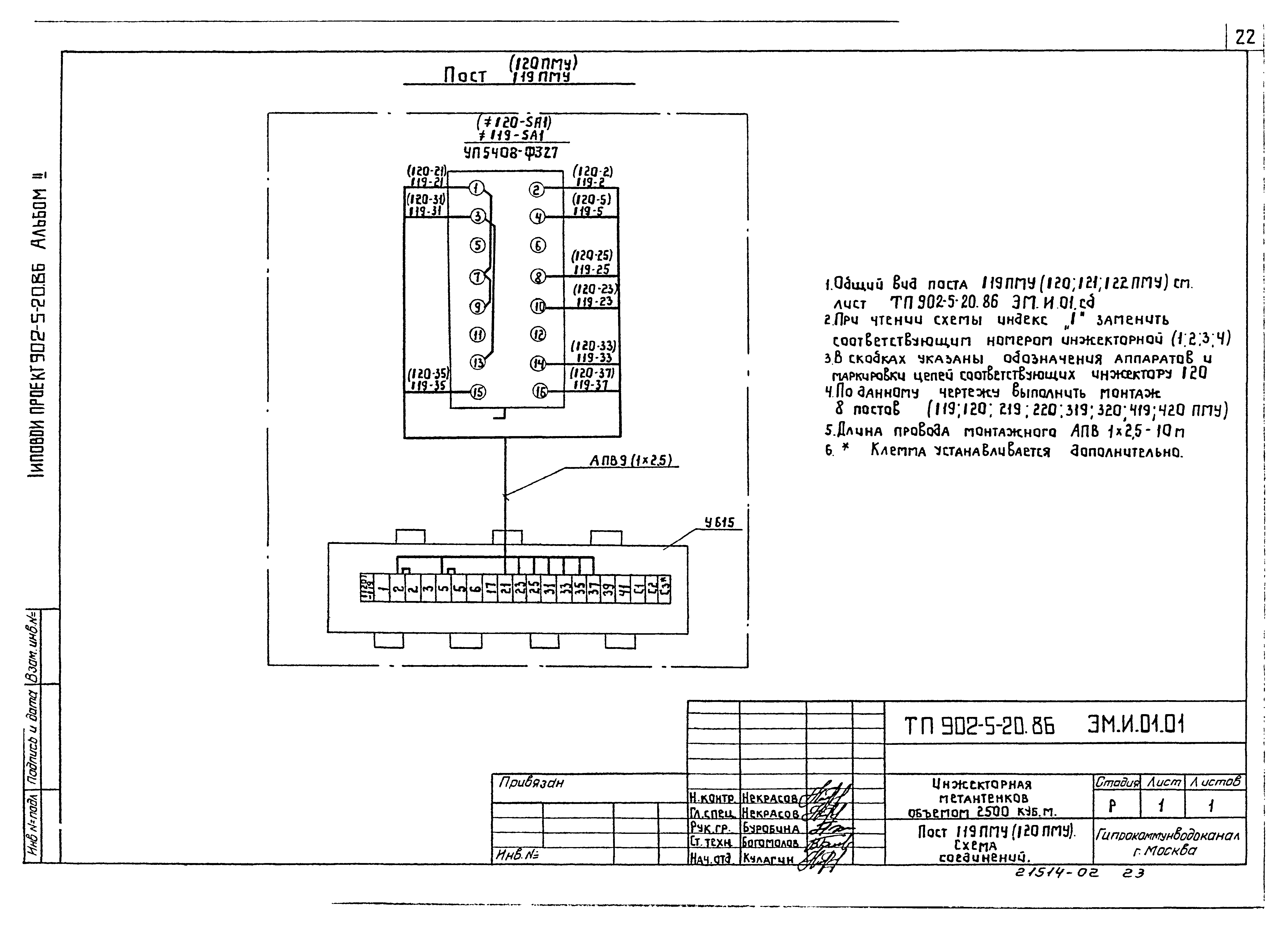 Типовой проект 902-5-20.86