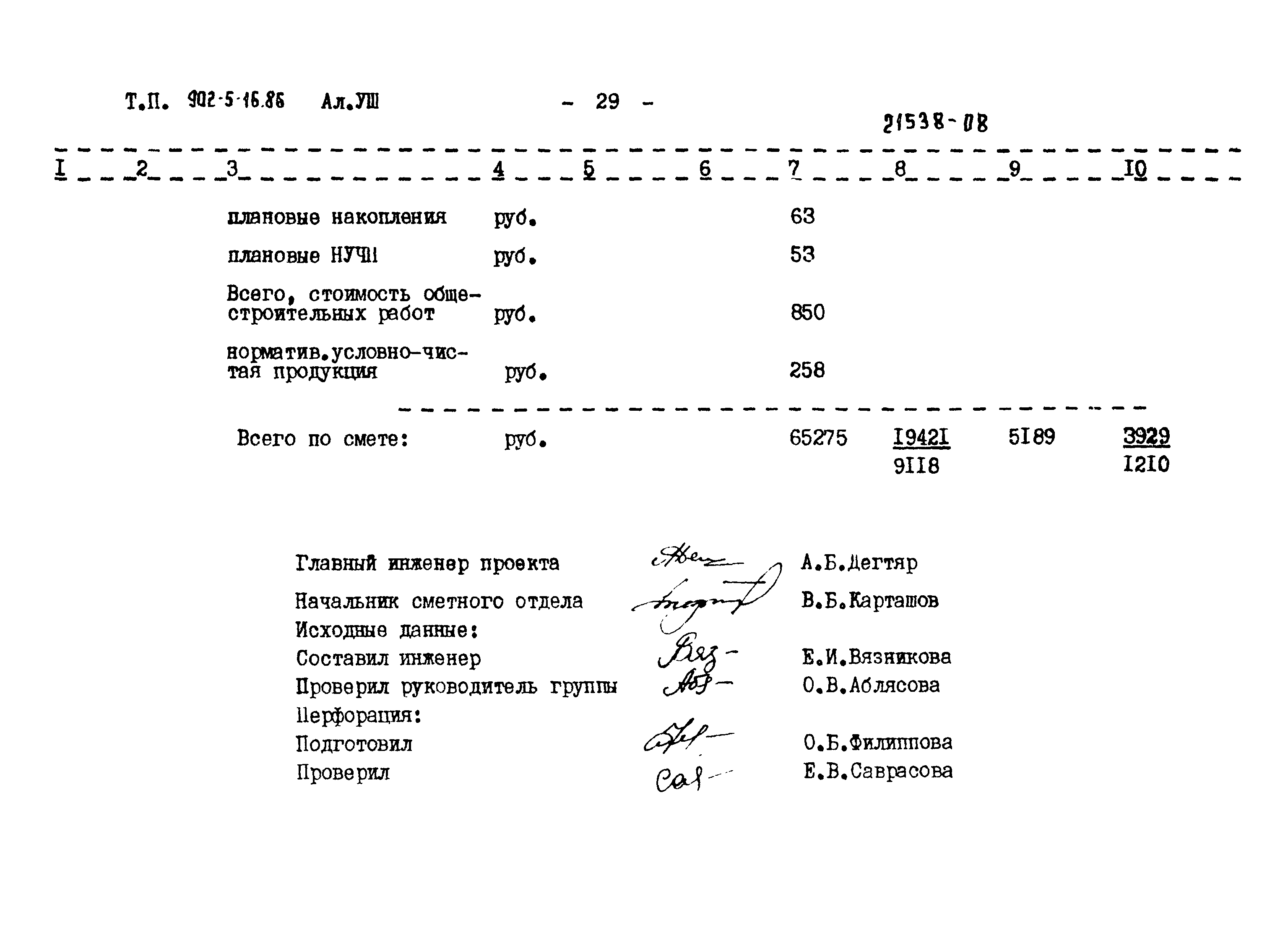Типовой проект 902-5-16.86